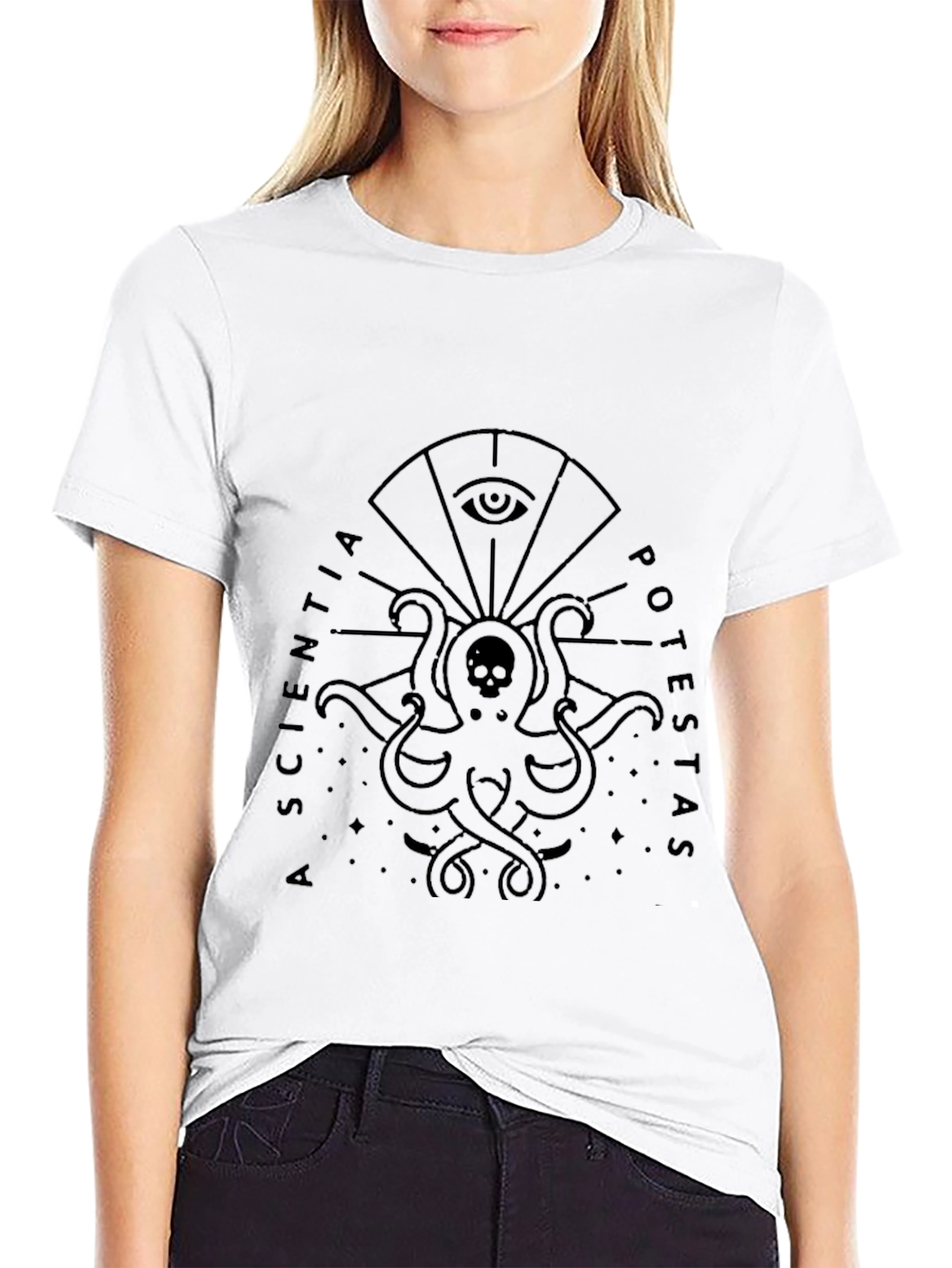 Mystic Octopus Graphic Tee - Science is Power T-Shirt