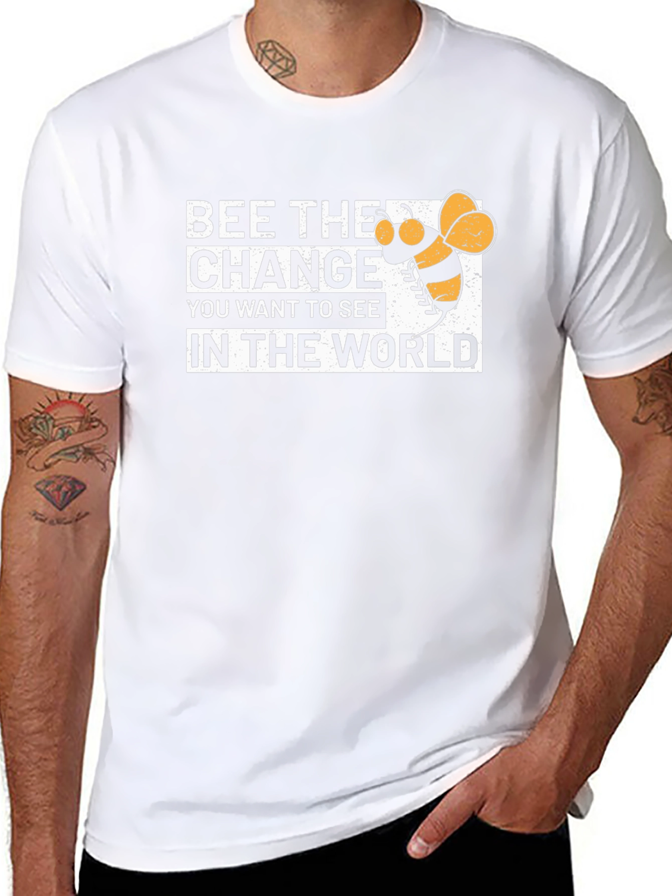 Bee the Change Graphic Tee - Black T-Shirt