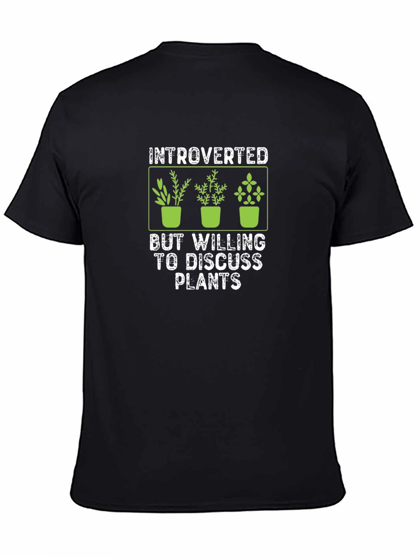 Introverted Plant Lover Graphic T-Shirt