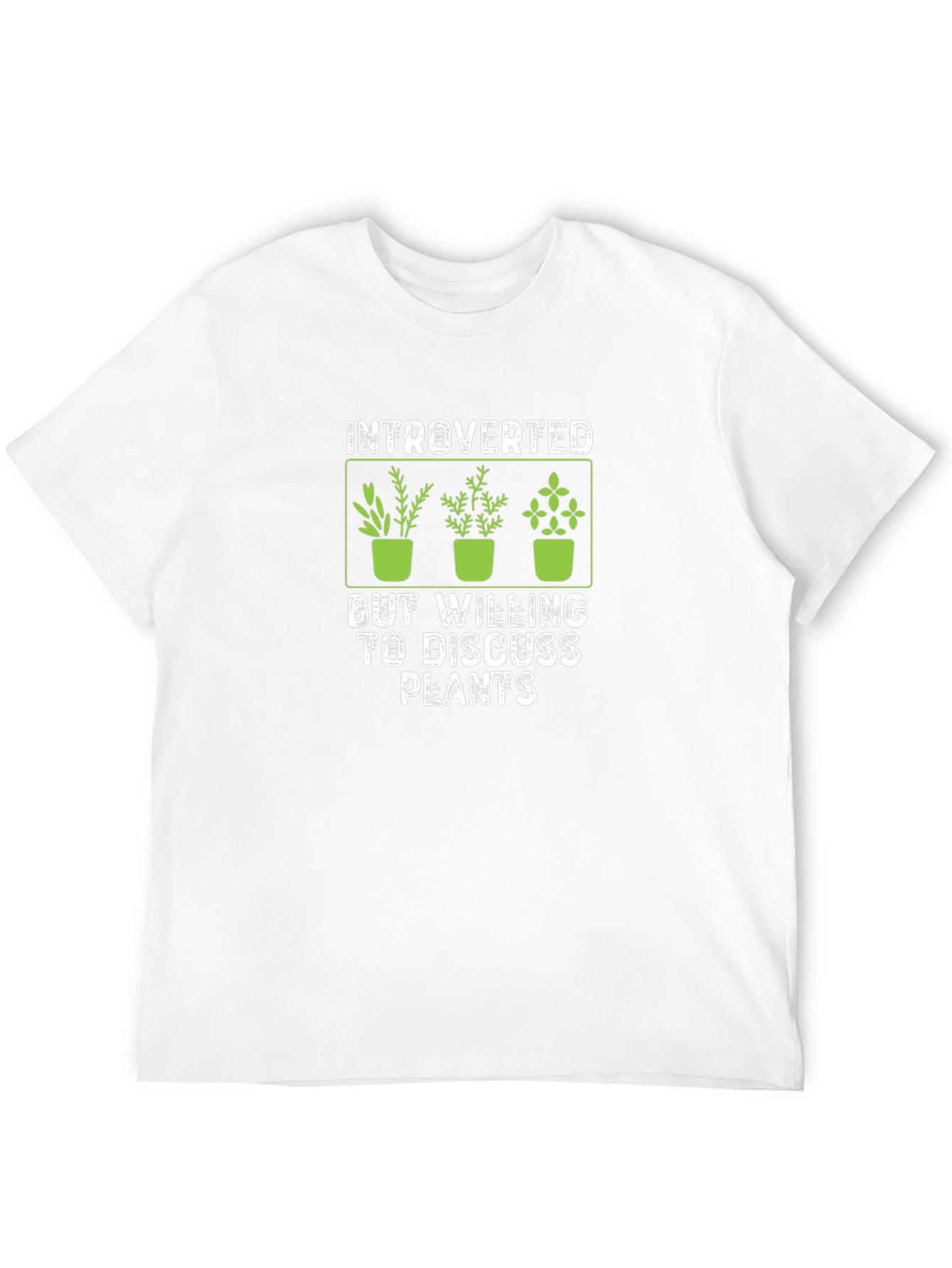 Introverted Plant Lover Graphic T-Shirt