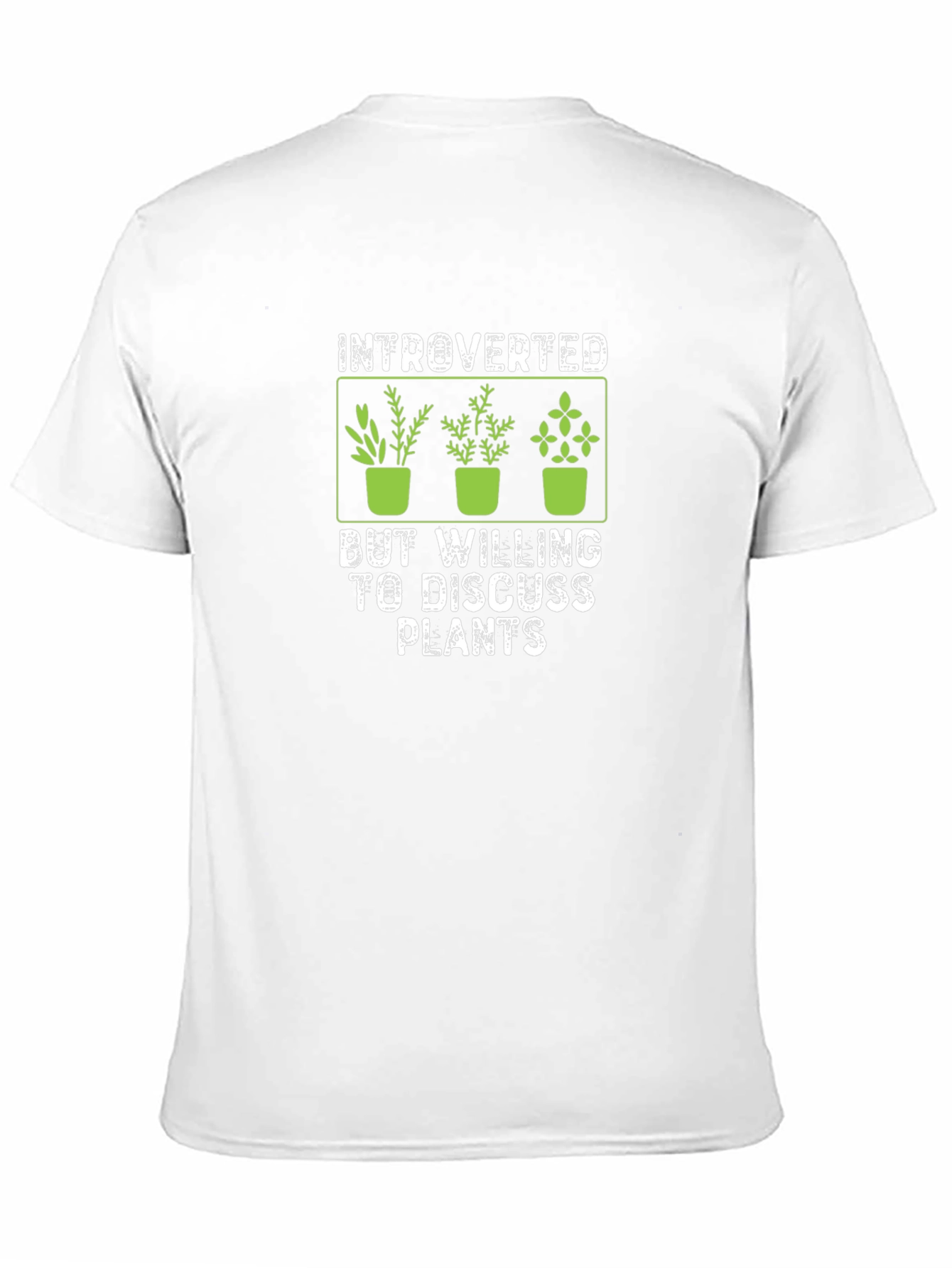 Introverted Plant Lover Graphic T-Shirt