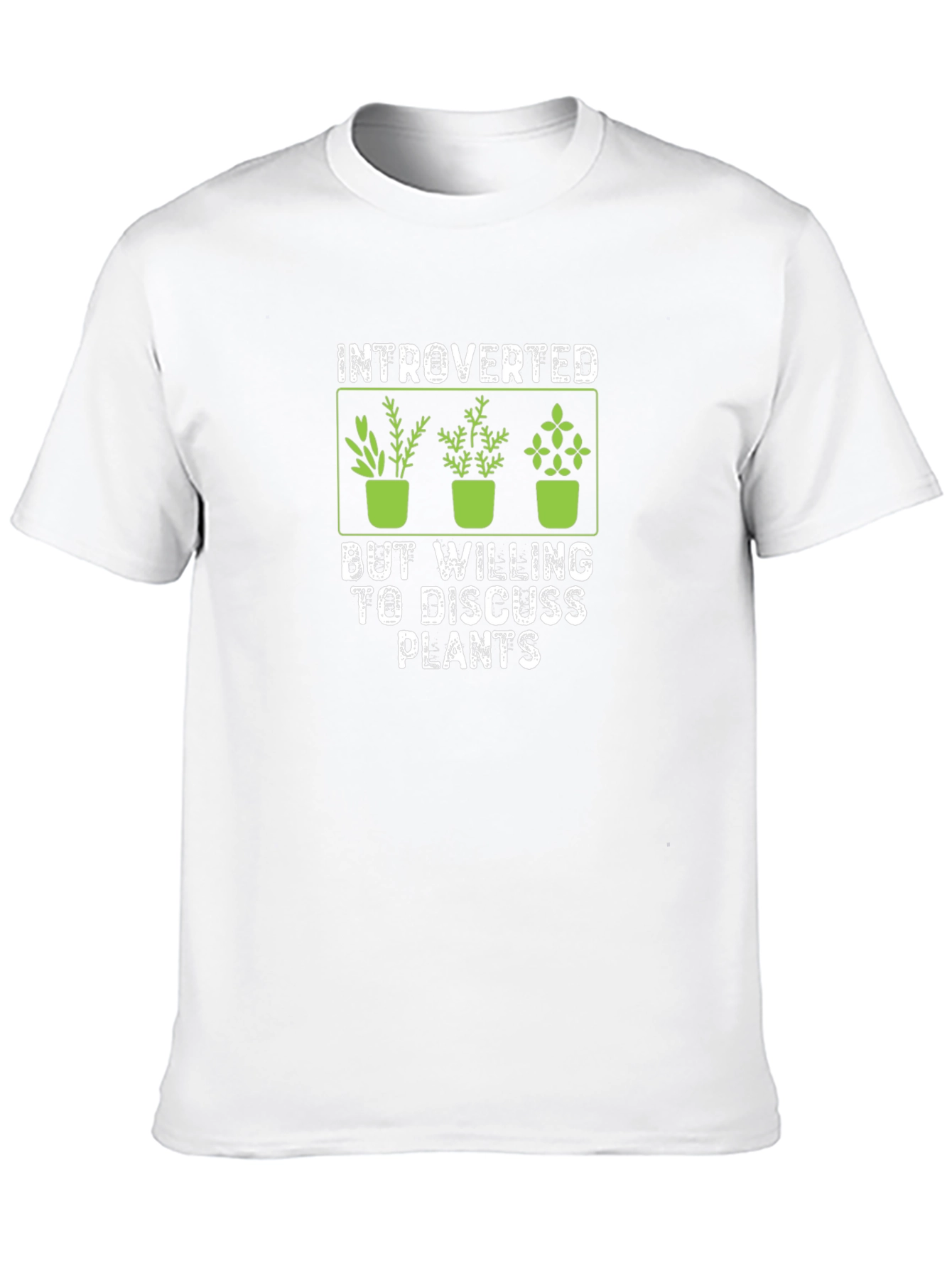 Introverted Plant Lover Graphic T-Shirt