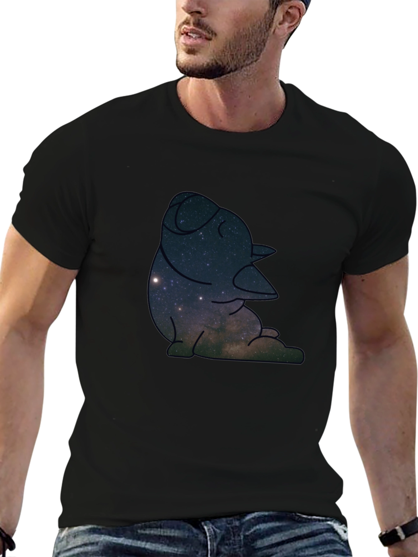 Cosmic Dog Graphic T-Shirt - Relaxed Fit