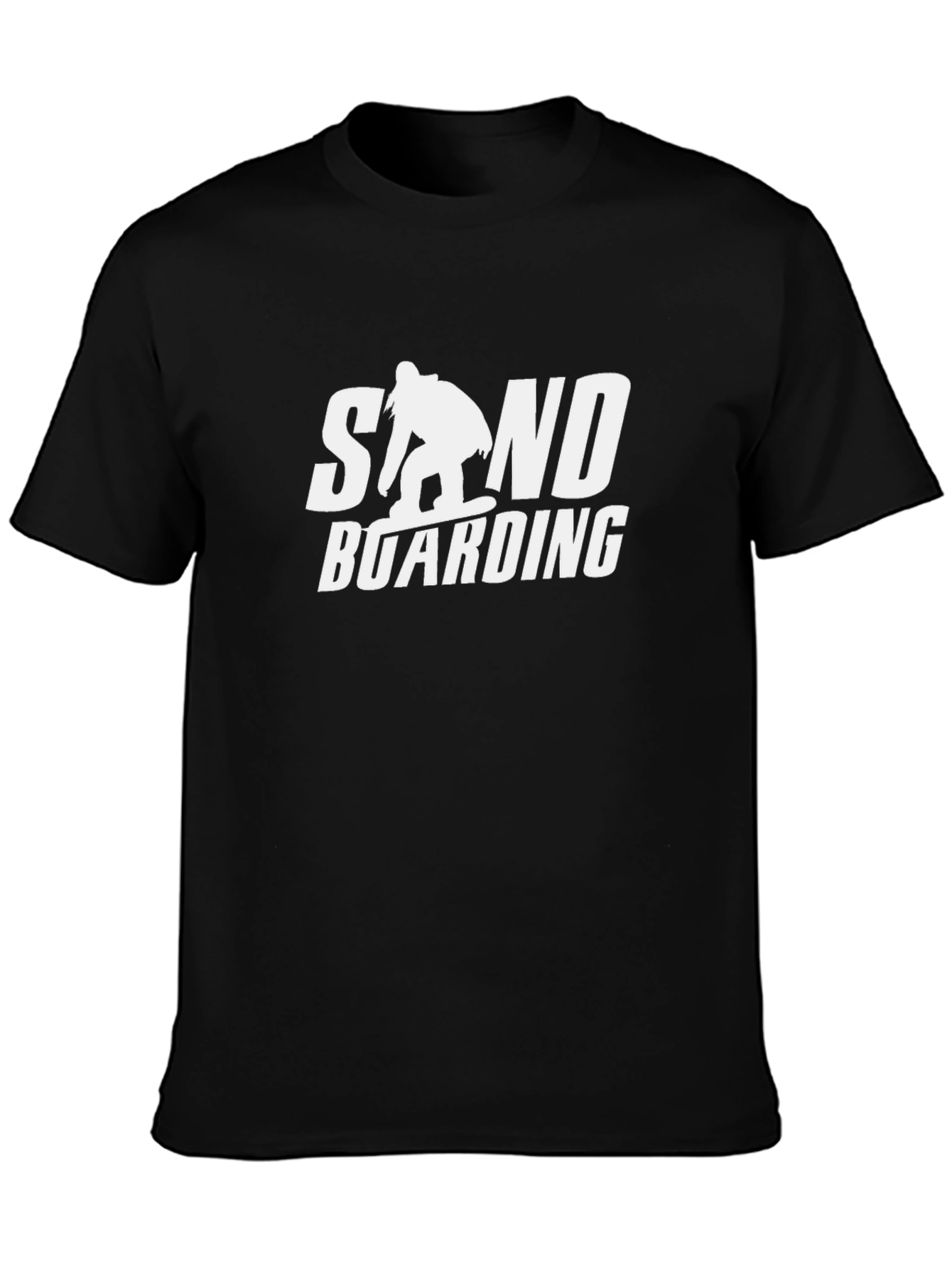 Sandboarding Graphic T-Shirt - Black