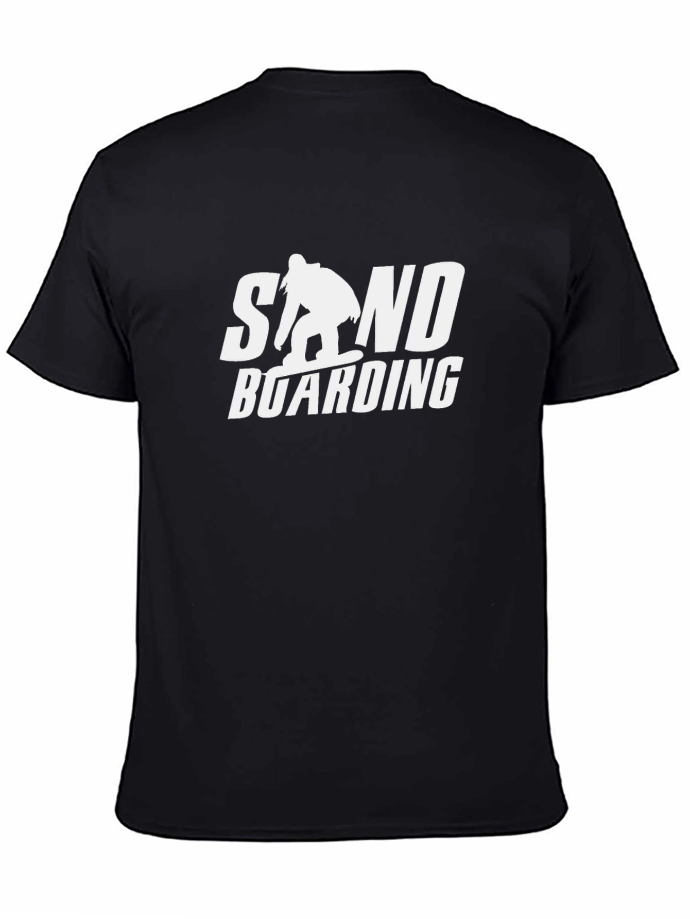 Sandboarding Graphic T-Shirt - Black