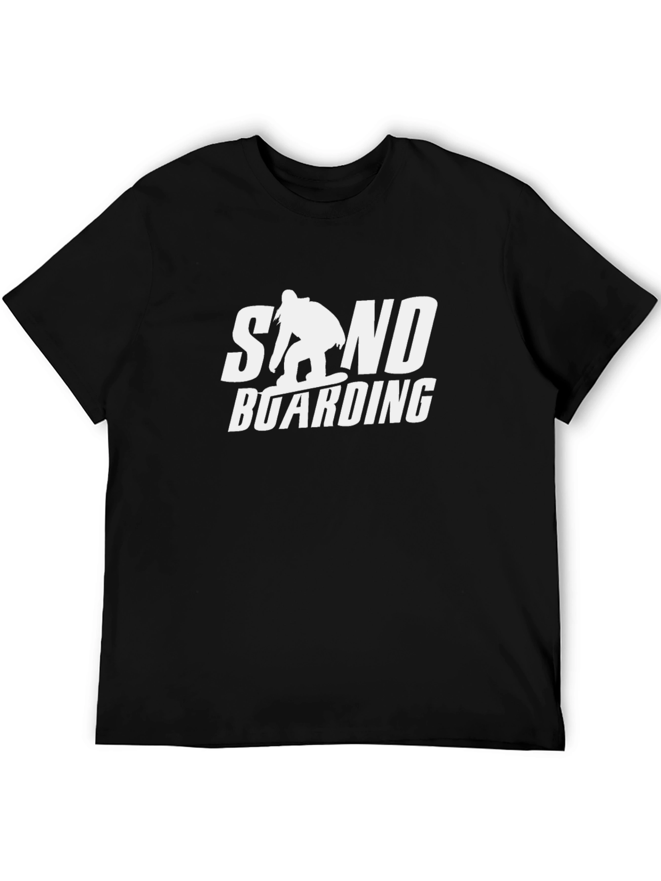 Sandboarding Graphic T-Shirt - Black