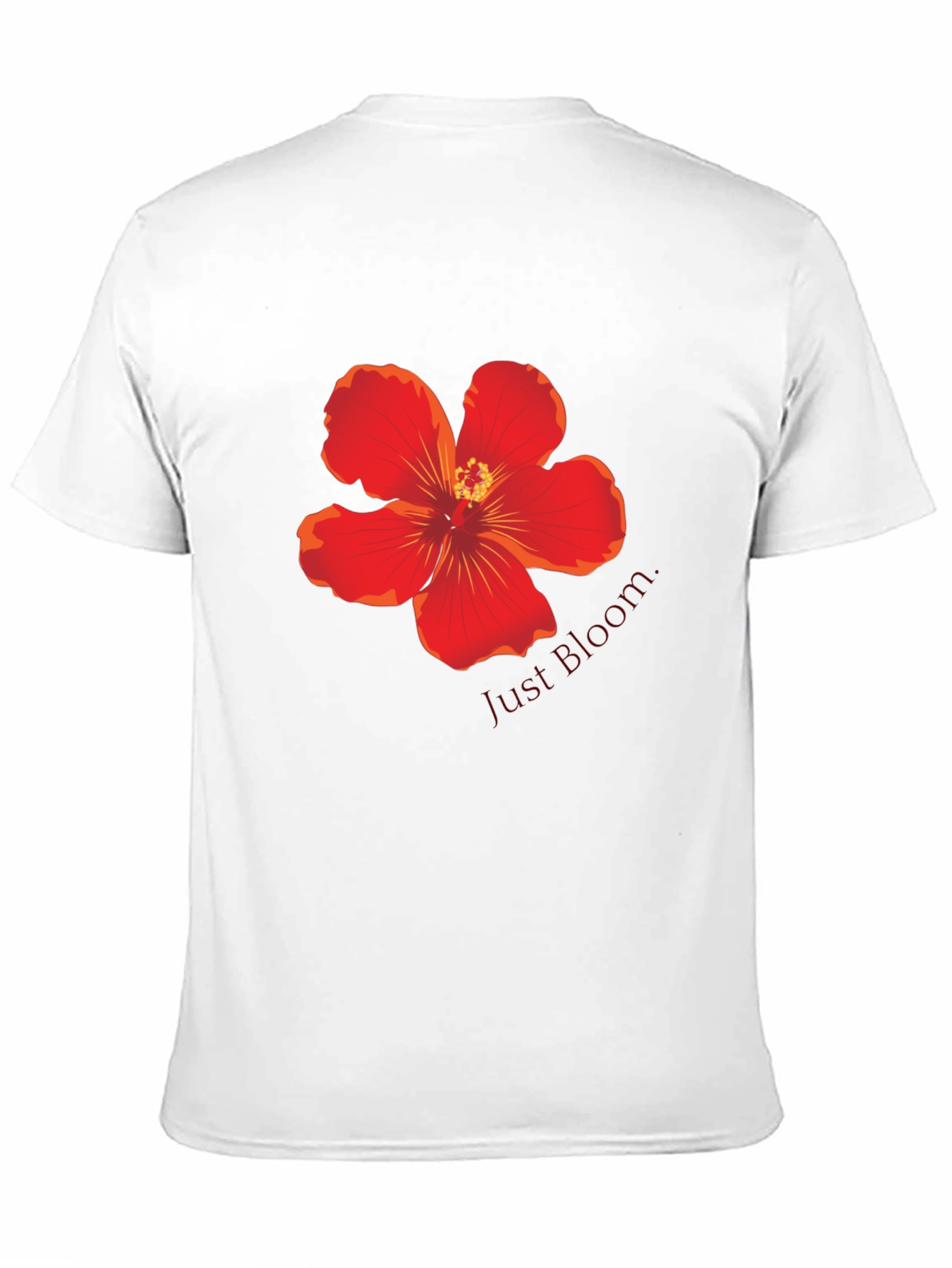Floral Print Black T-Shirt