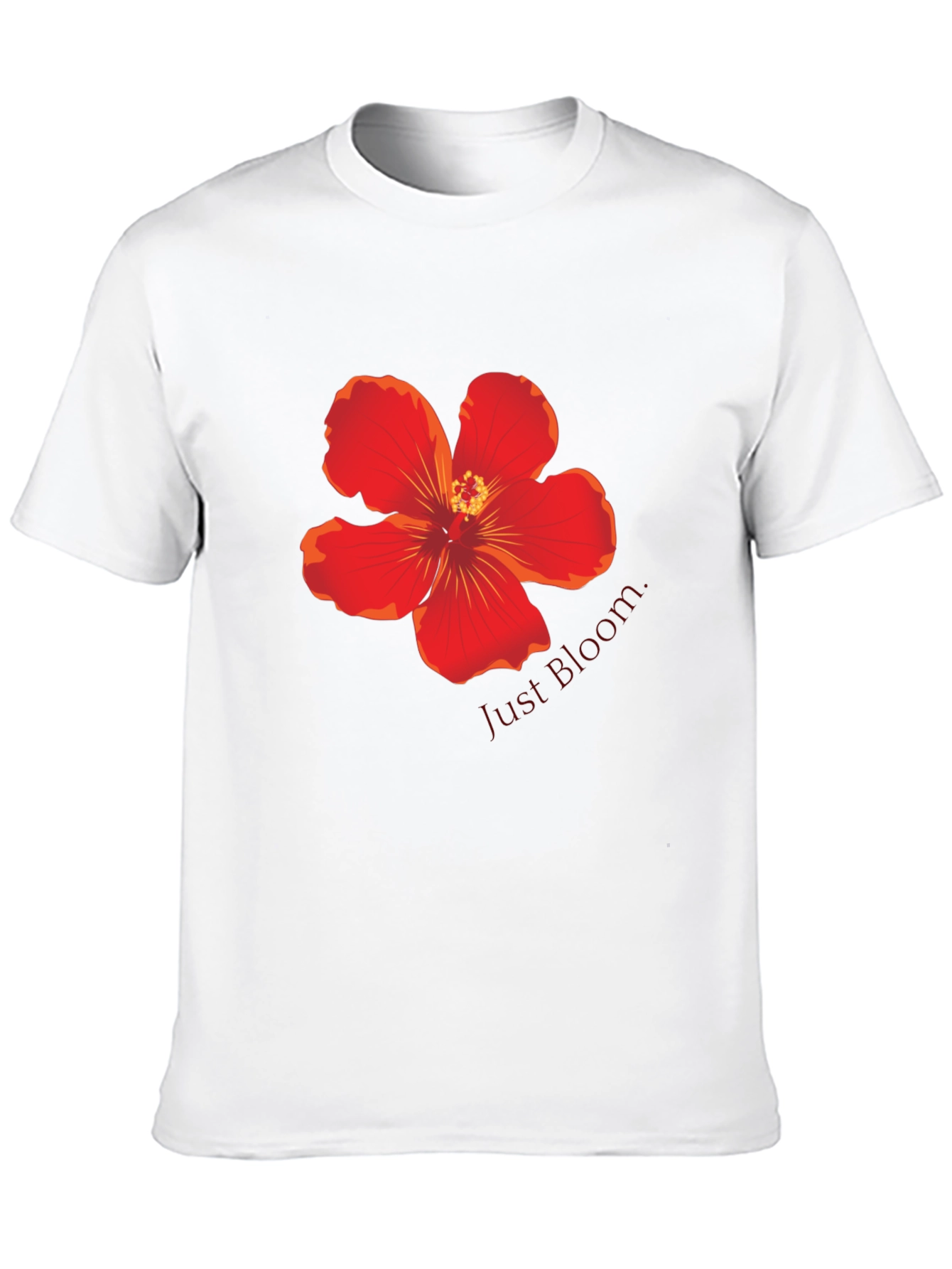 Floral Print Black T-Shirt