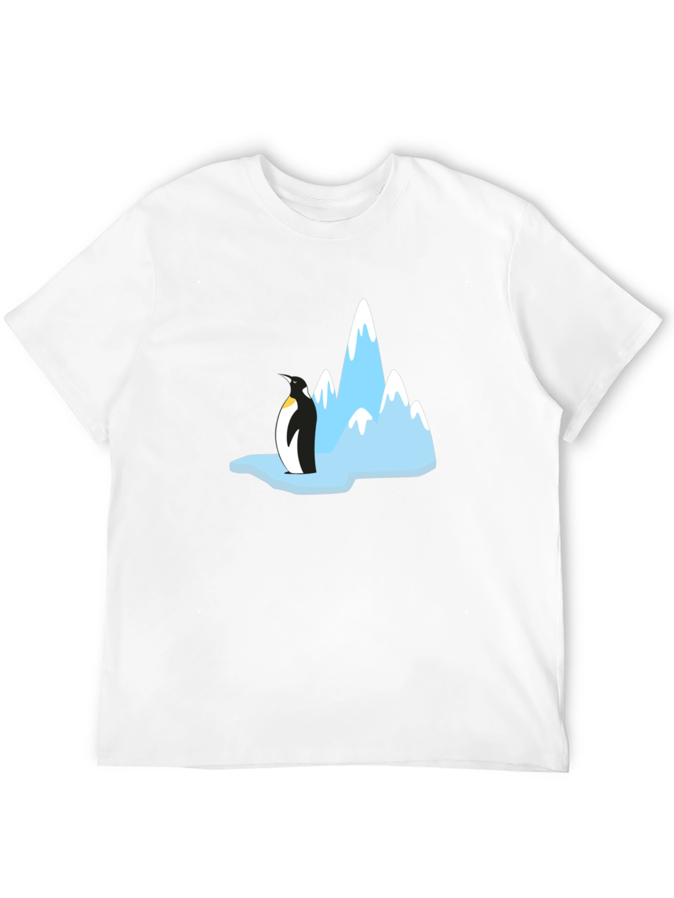 Penguin & Mountain Graphic Tee - Black
