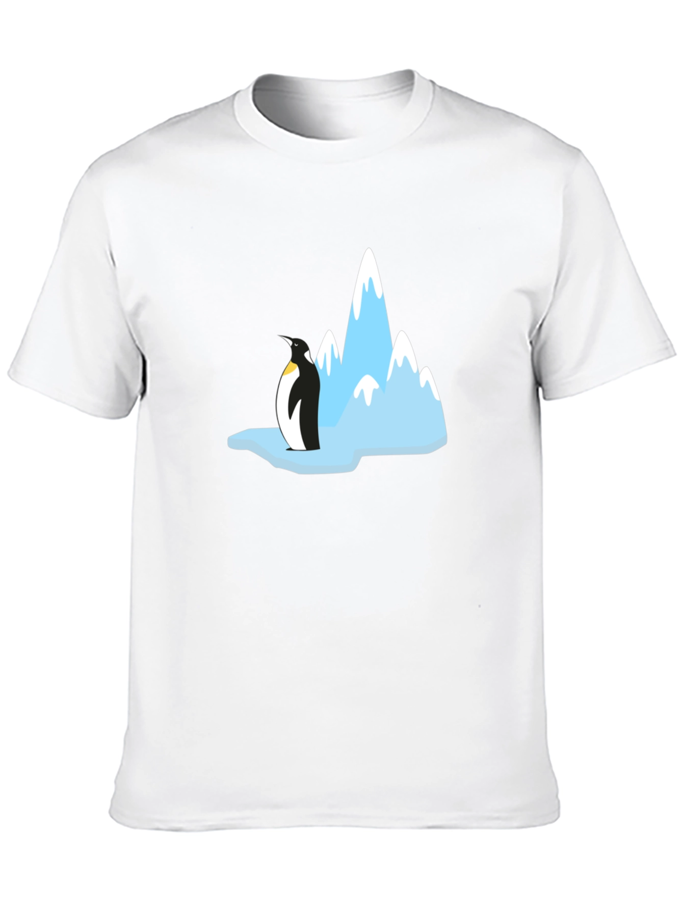 Penguin & Mountain Graphic Tee - Black