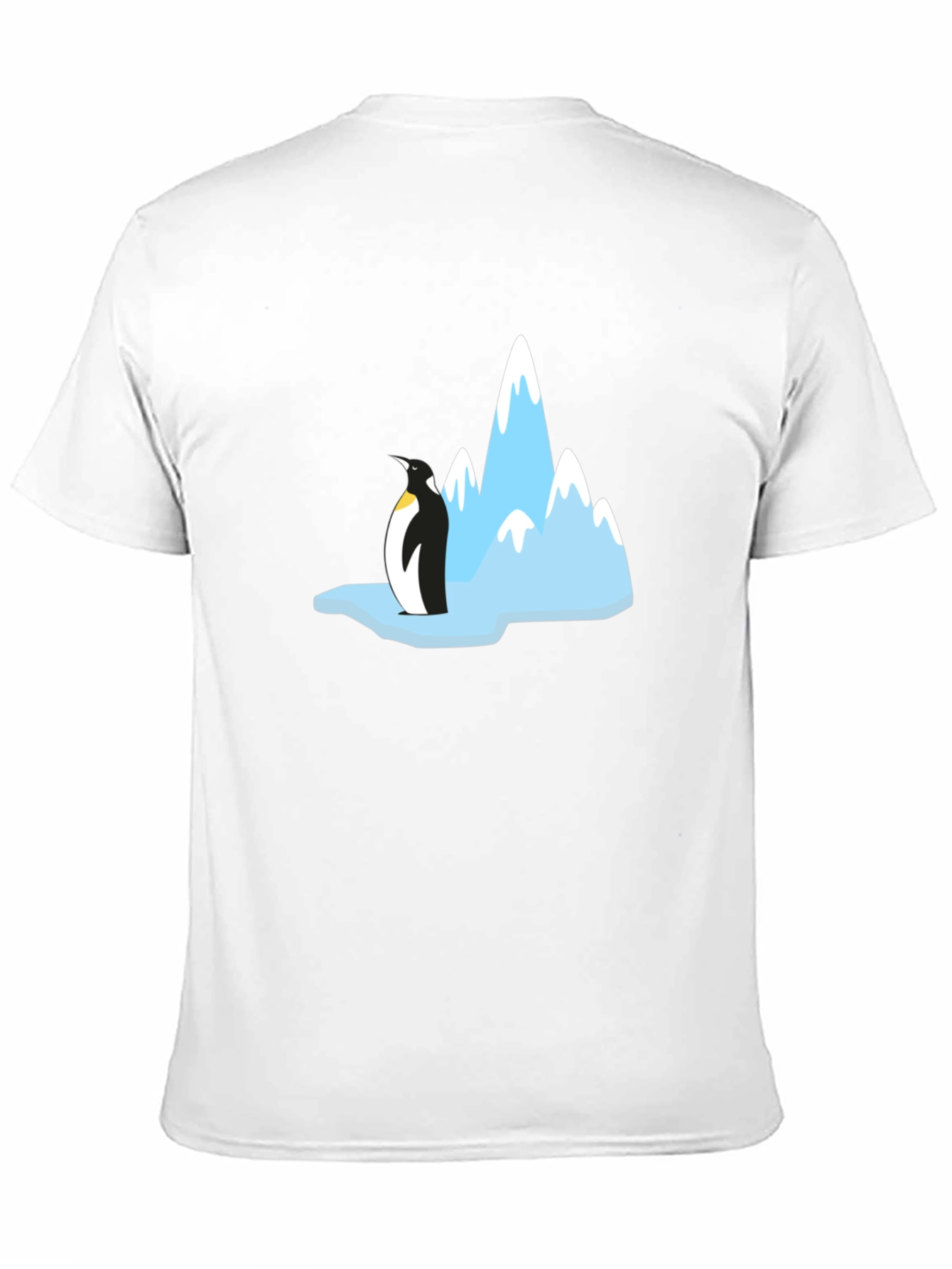 Penguin & Mountain Graphic Tee - Black