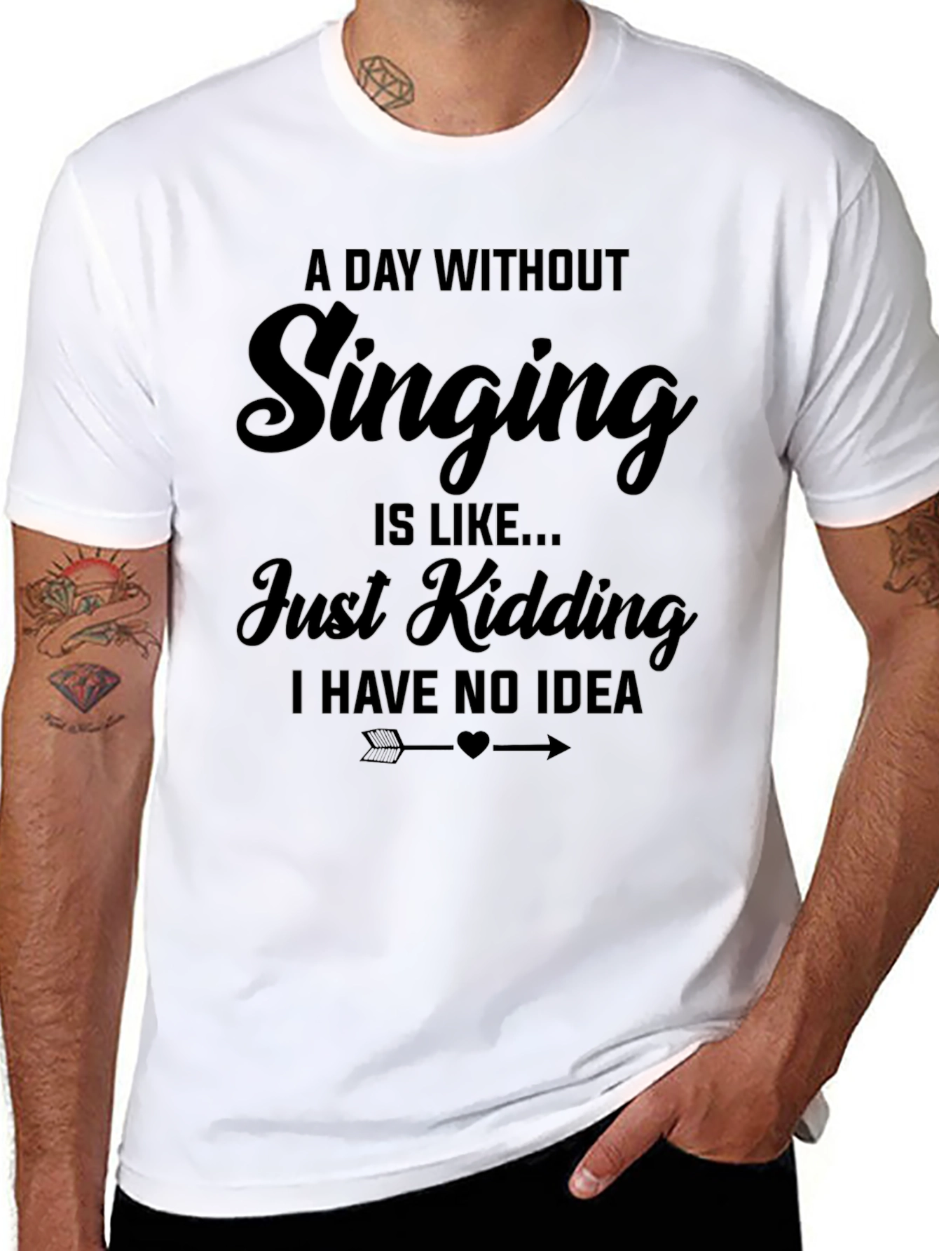 Singing T-Shirt: A Day Without Singing