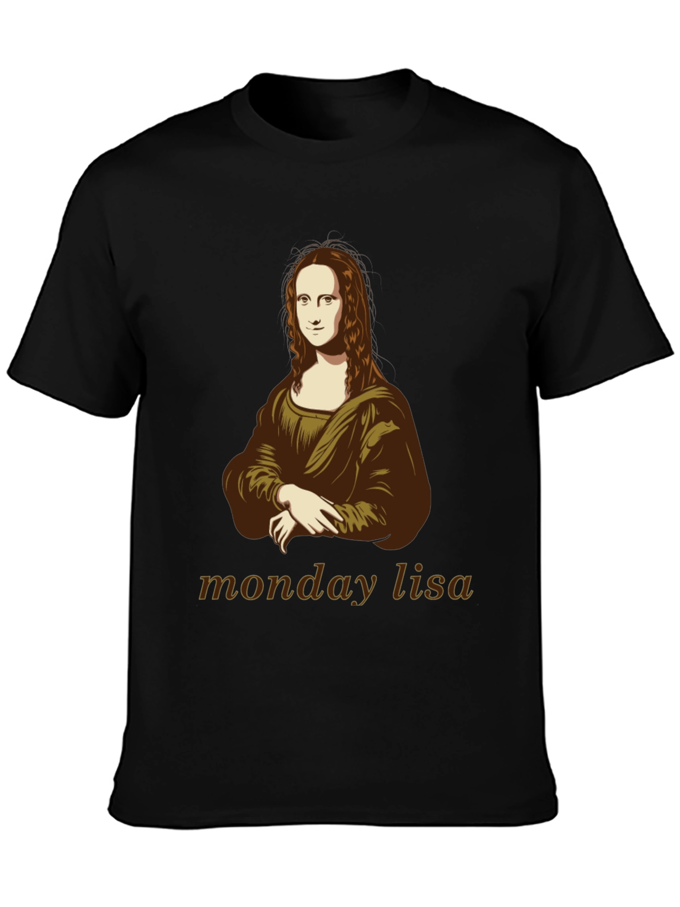 Monday Lisa T-Shirt - Iconic Art Tee