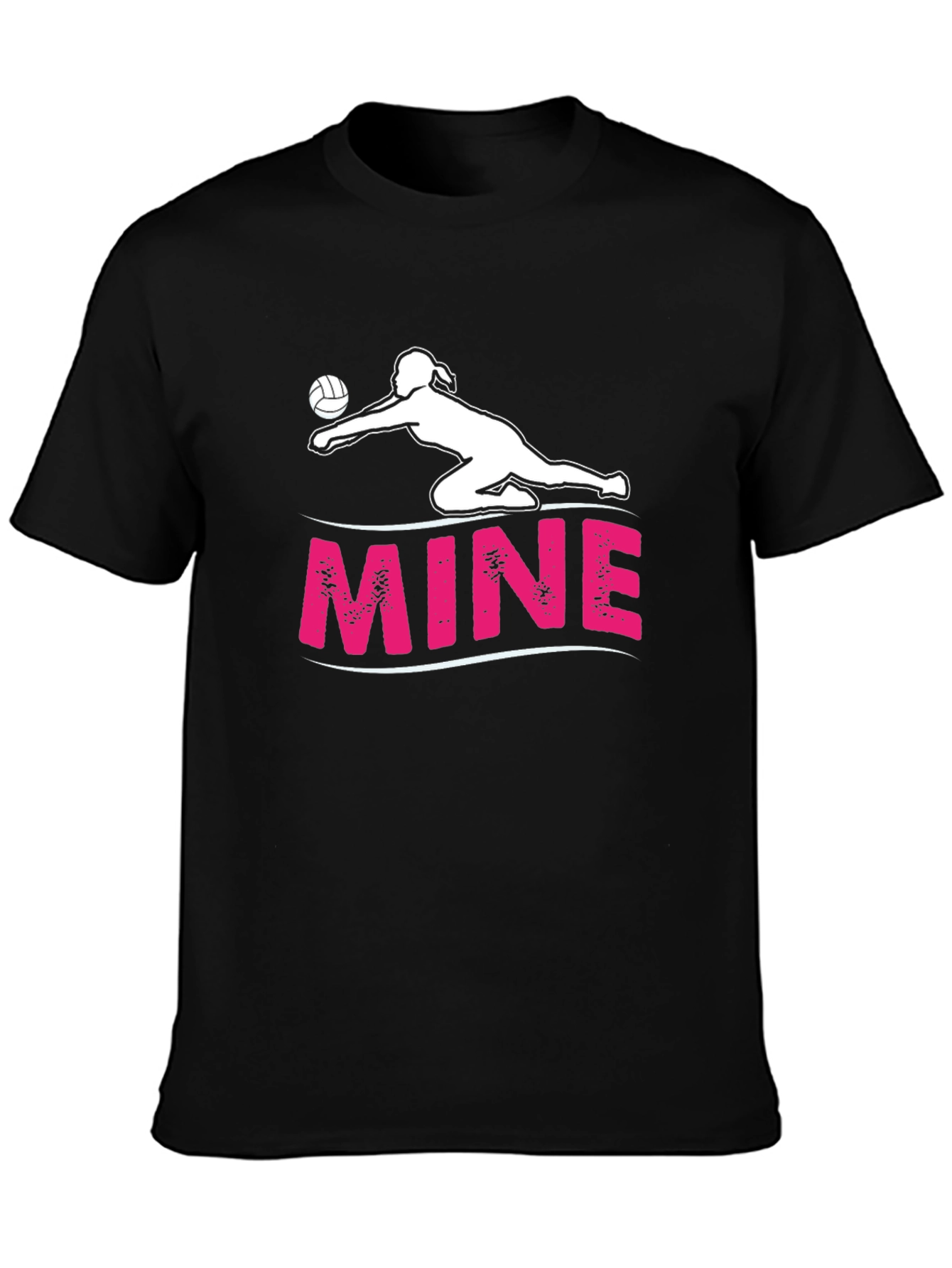 Volleyball Player MINE Graphic T-Shirt