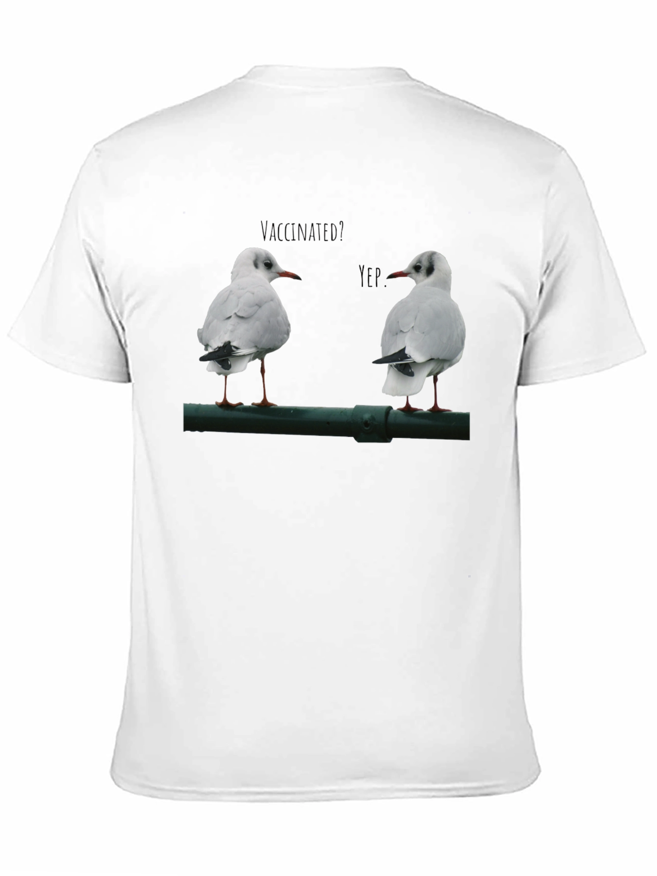Vaccinated Seagulls Graphic T-Shirt