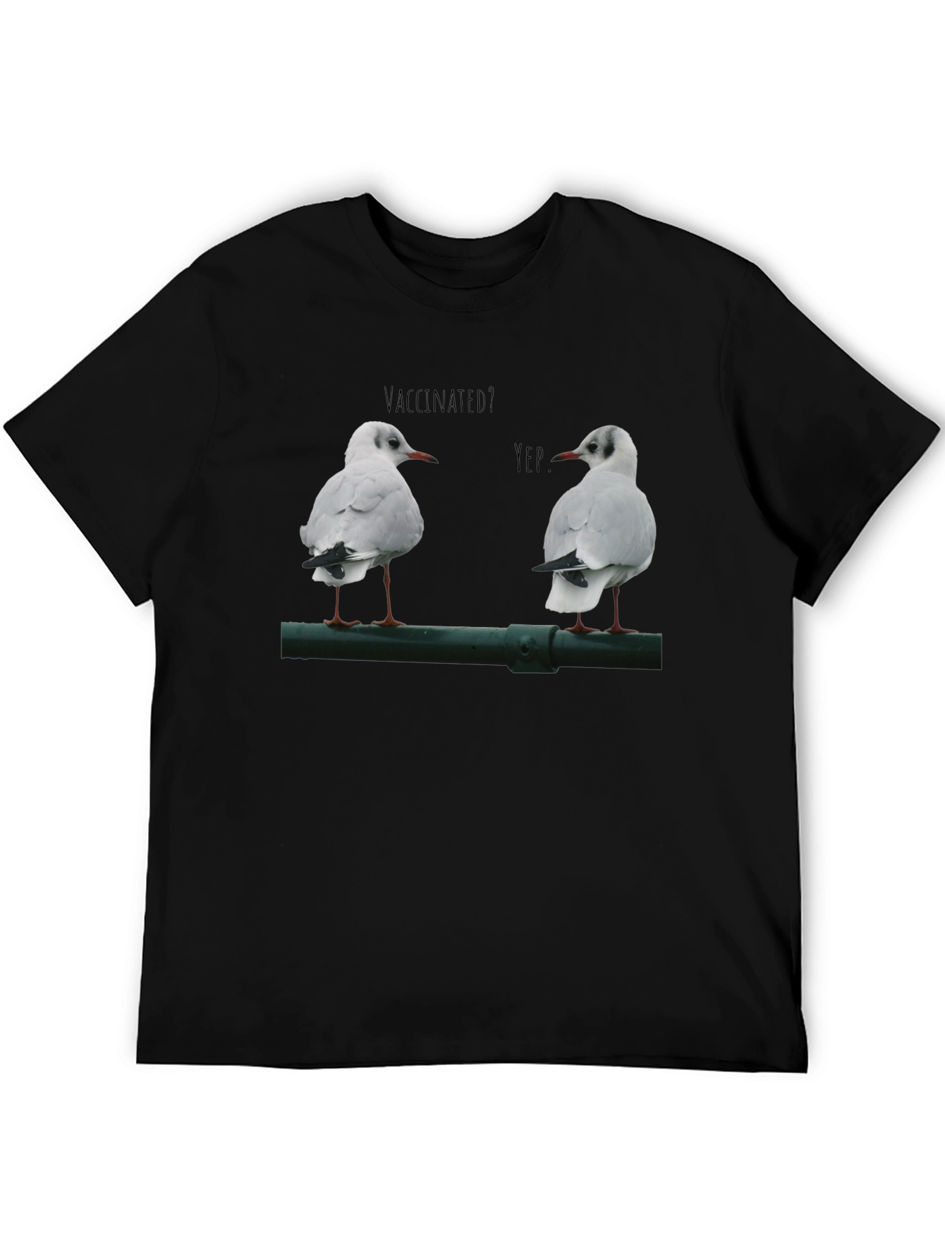 Vaccinated Seagulls Graphic T-Shirt