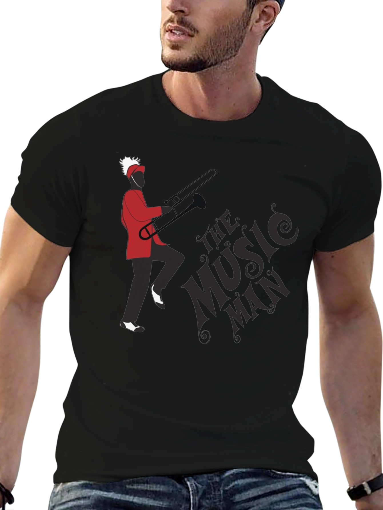 The Music Man T-Shirt - Retro Graphic Tee