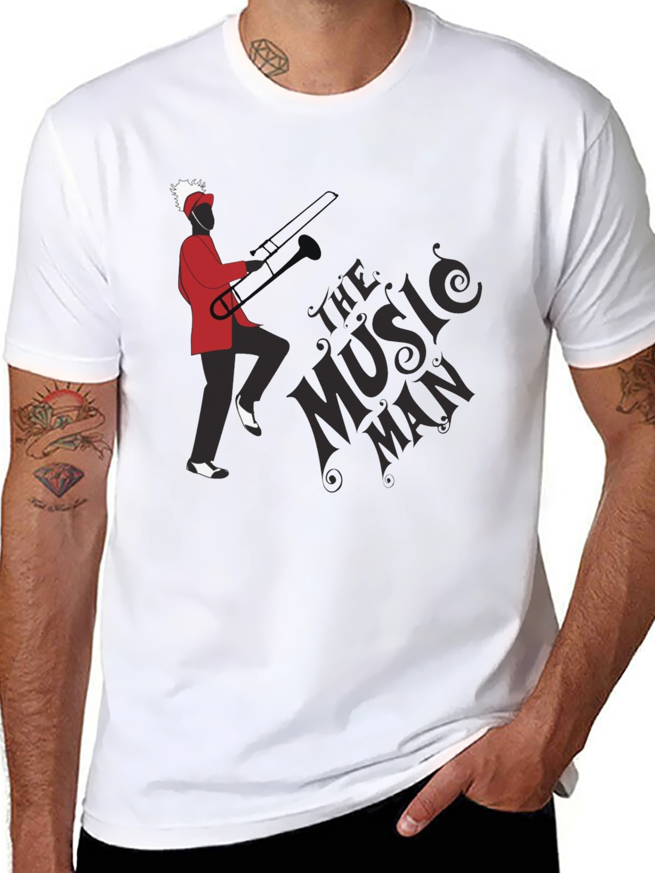 The Music Man T-Shirt - Retro Graphic Tee