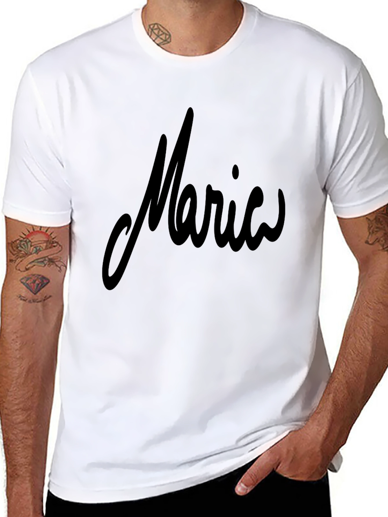 Black Maria Graphic Tee - Casual Style