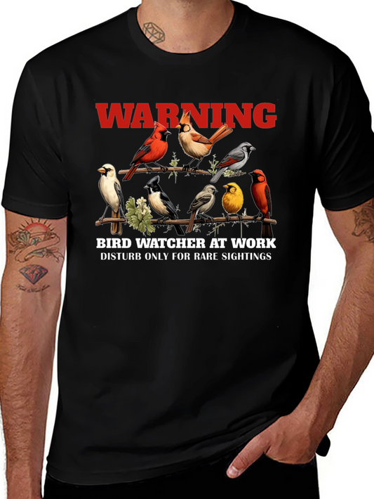 Bird Watcher T-Shirt - Unique Bird Design