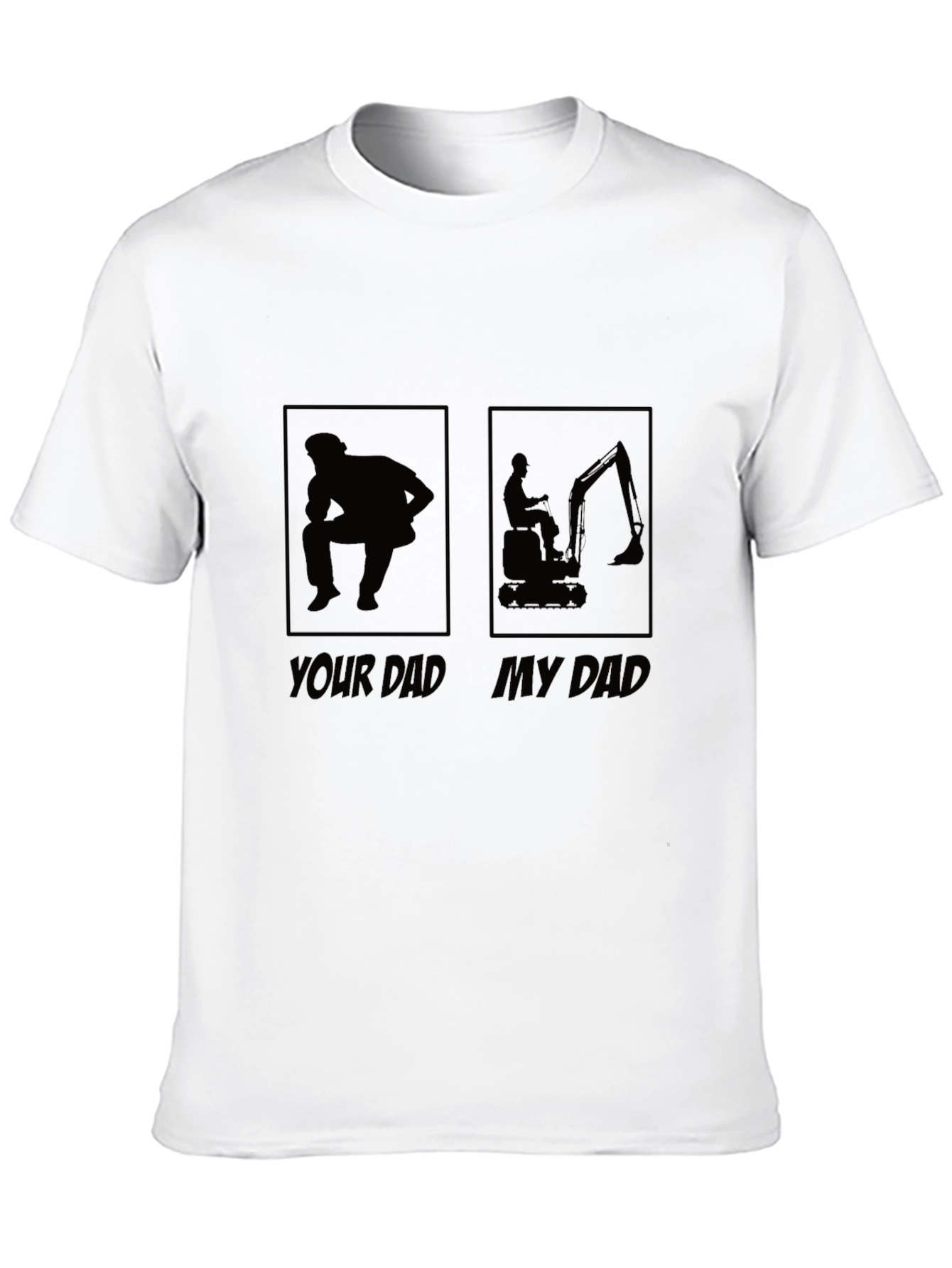 Your Dad My Dad T-Shirt - Black Novelty Tee