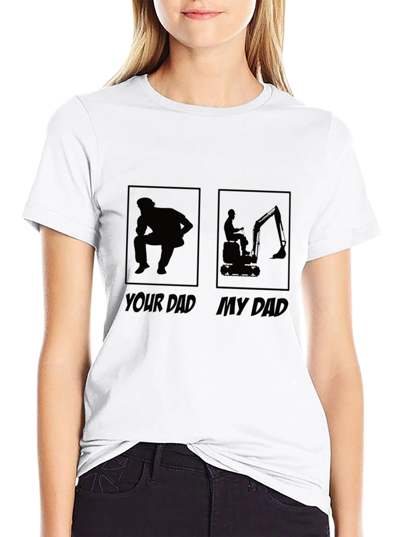 Your Dad My Dad T-Shirt - Black Novelty Tee