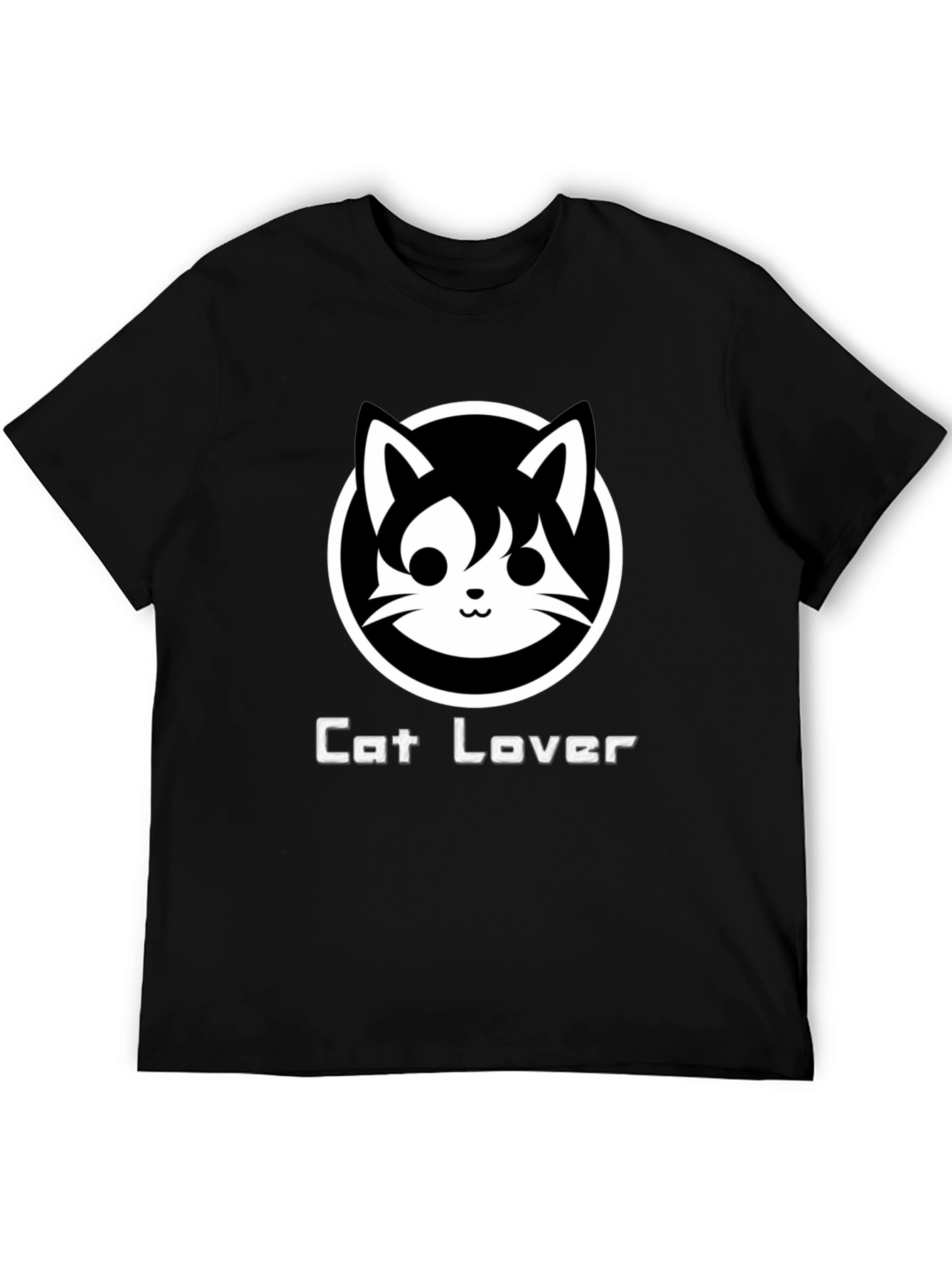 Cat Lover Black T-Shirt - Cute Graphic Tee