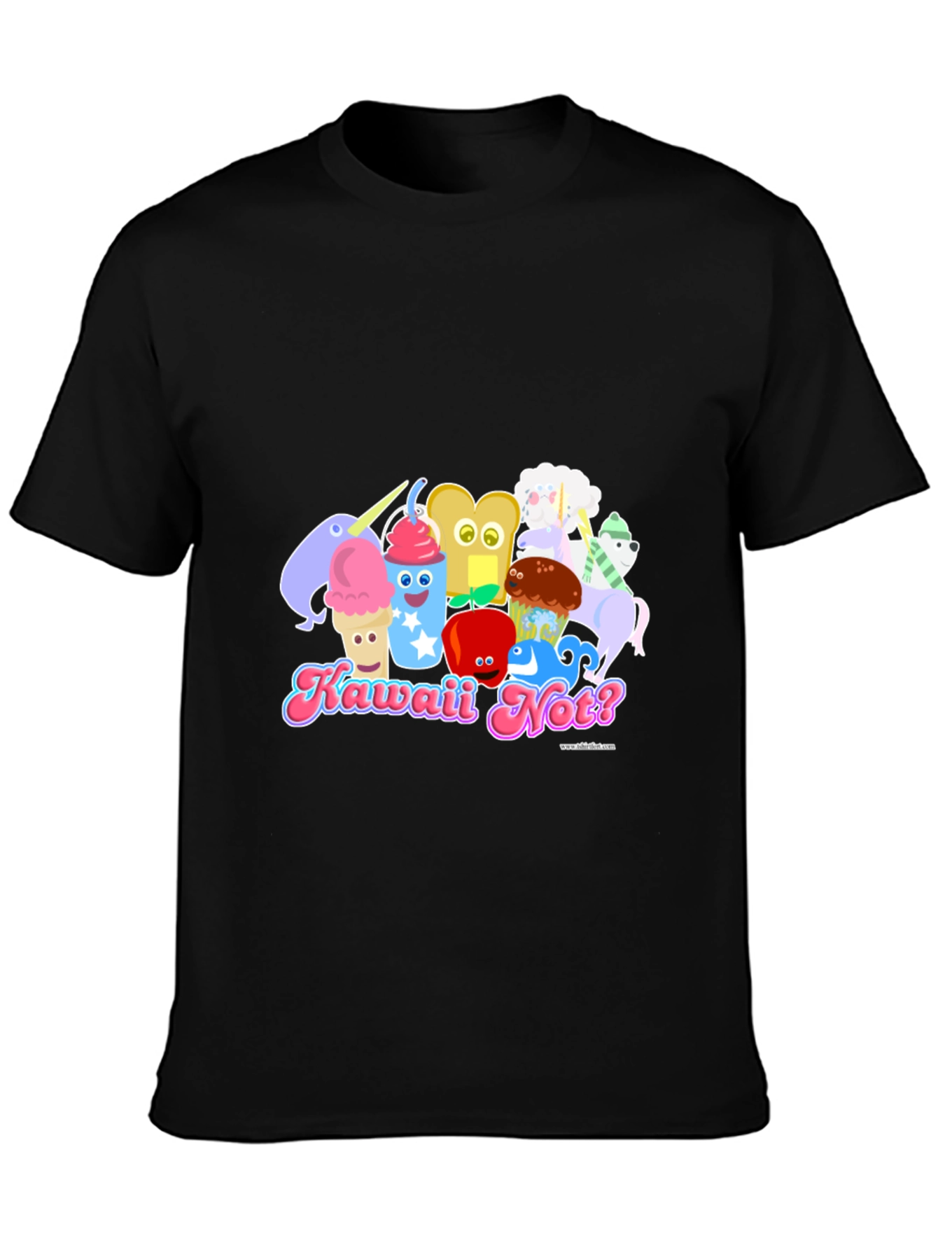 Kawaii Not? T-Shirt: Fun Unique Graphic Tee