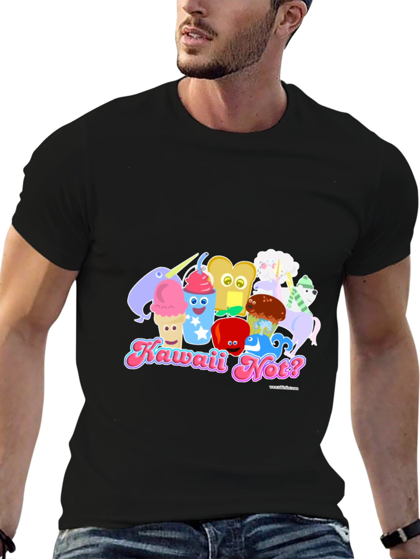 Kawaii Not? T-Shirt: Fun Unique Graphic Tee