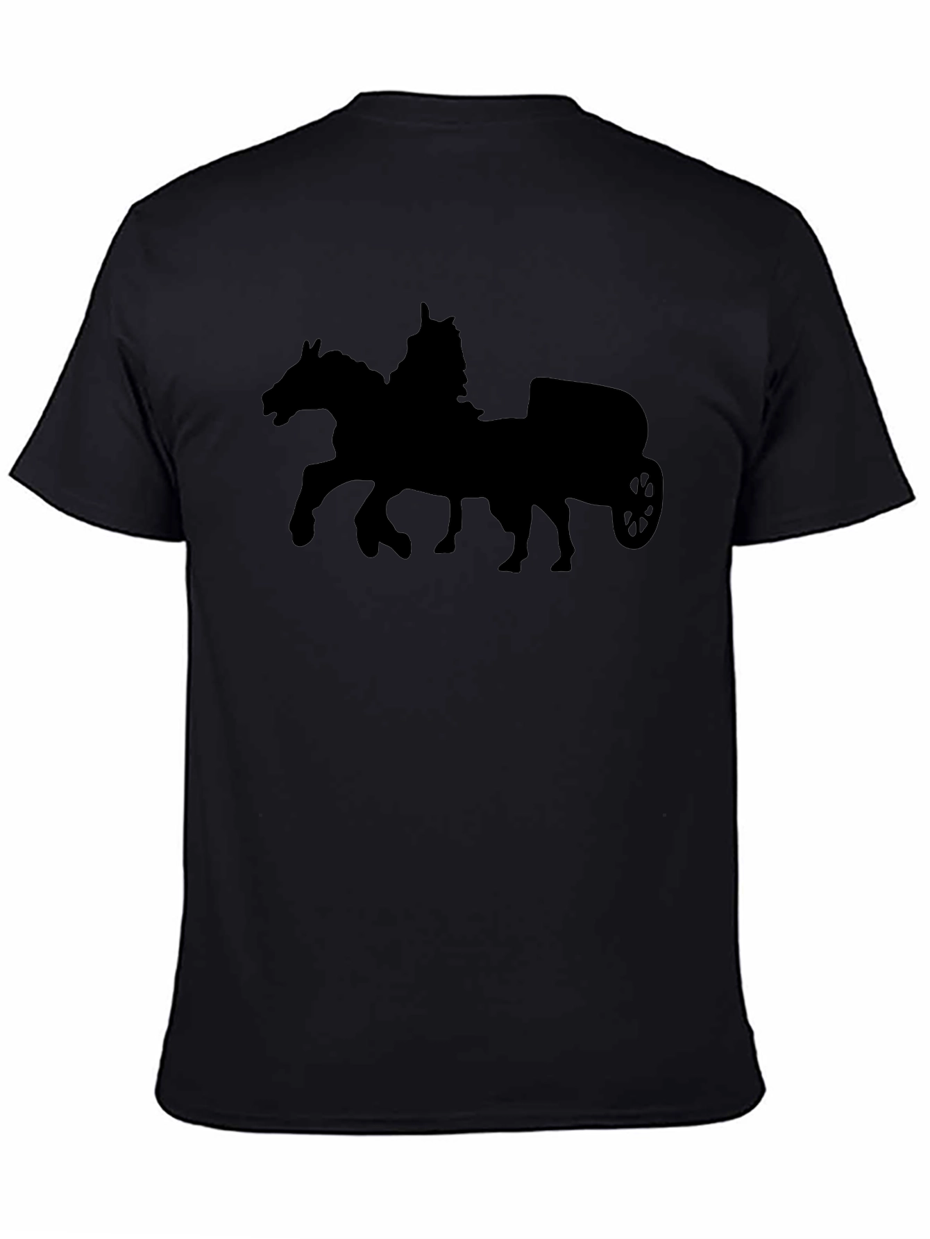 Chariot T-Shirt - Black Cotton Tee