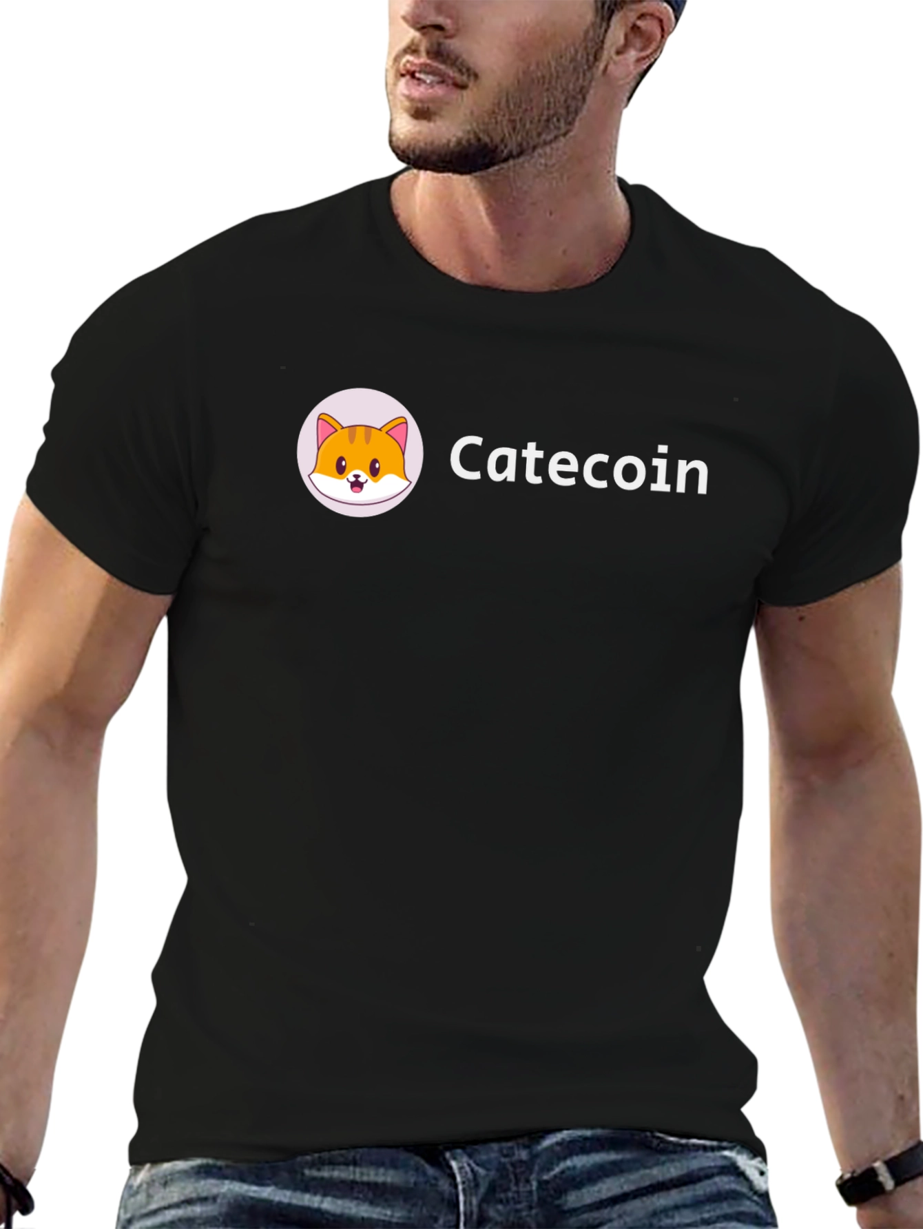 Catecoin T-Shirt - Crypto Fashion