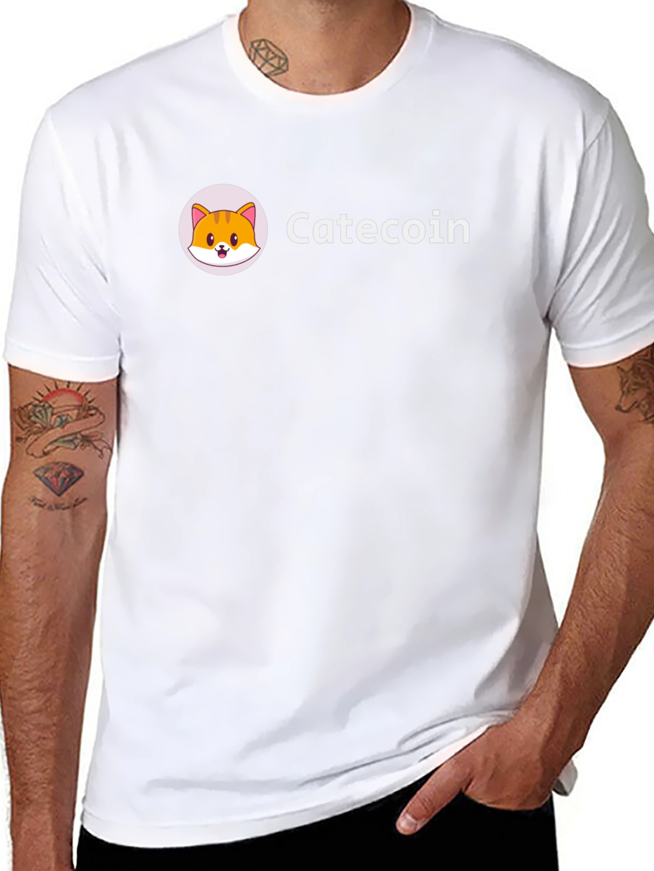 Catecoin T-Shirt - Crypto Fashion