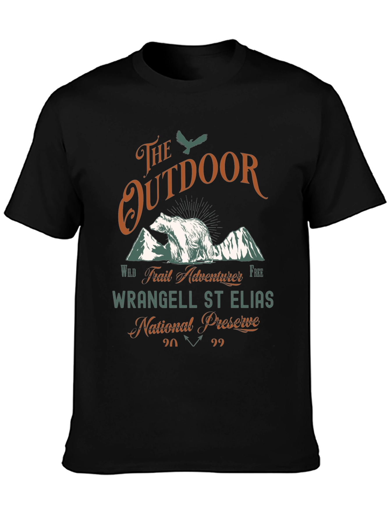 The Outdoor Wrangell St Elias National Preserve T-Shirt