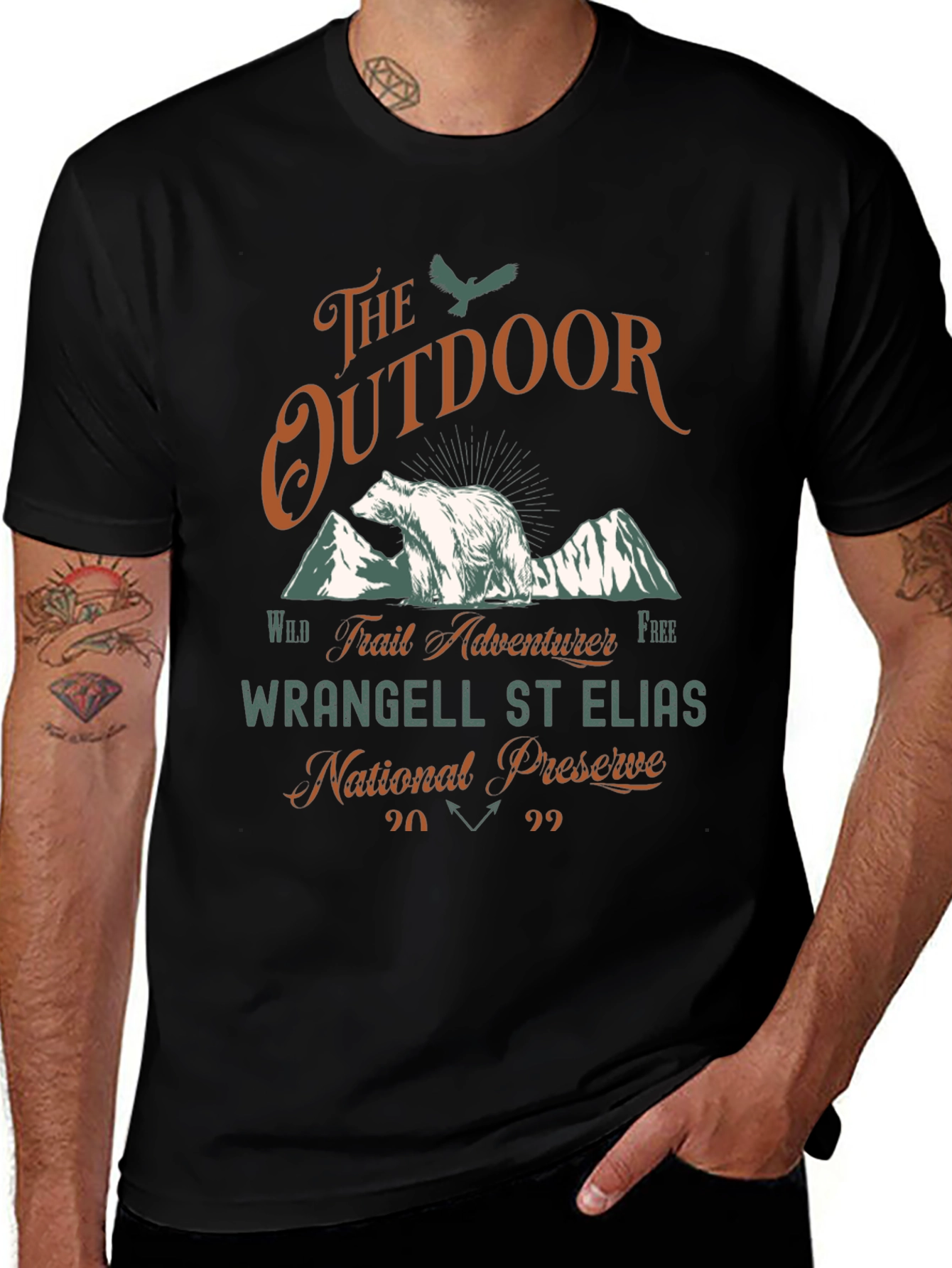 The Outdoor Wrangell St Elias National Preserve T-Shirt