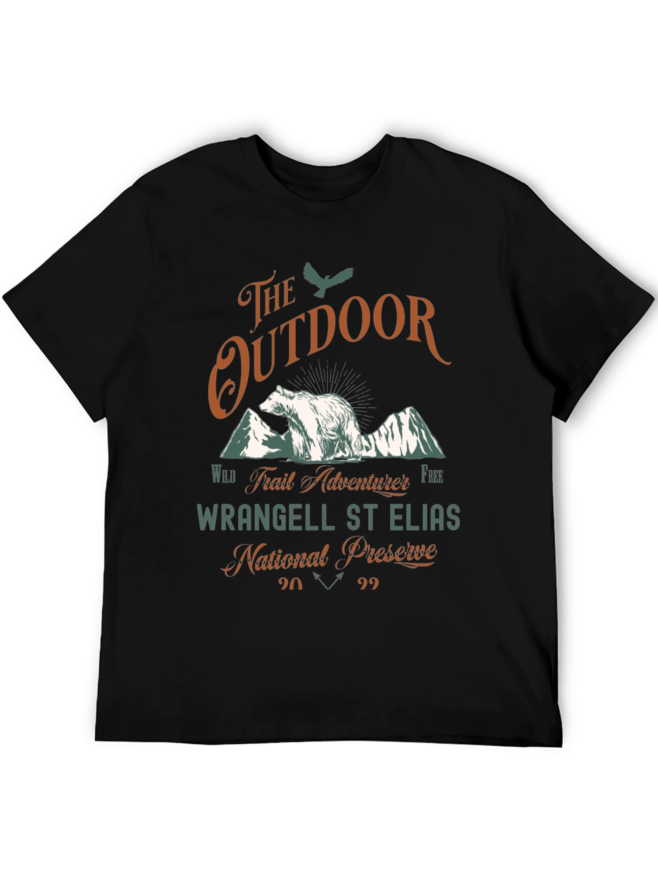 The Outdoor Wrangell St Elias National Preserve T-Shirt