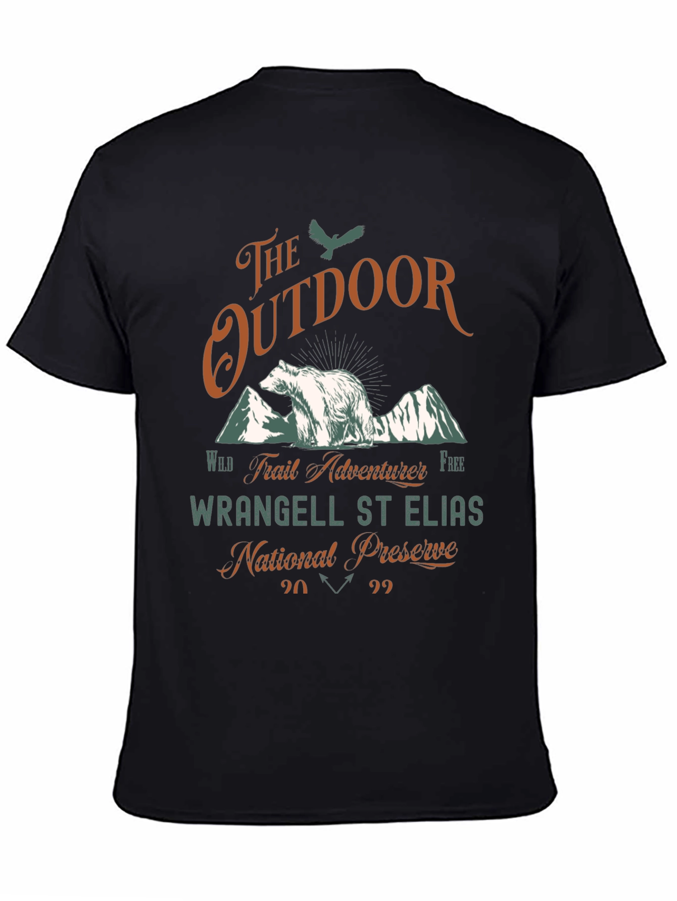 The Outdoor Wrangell St Elias National Preserve T-Shirt