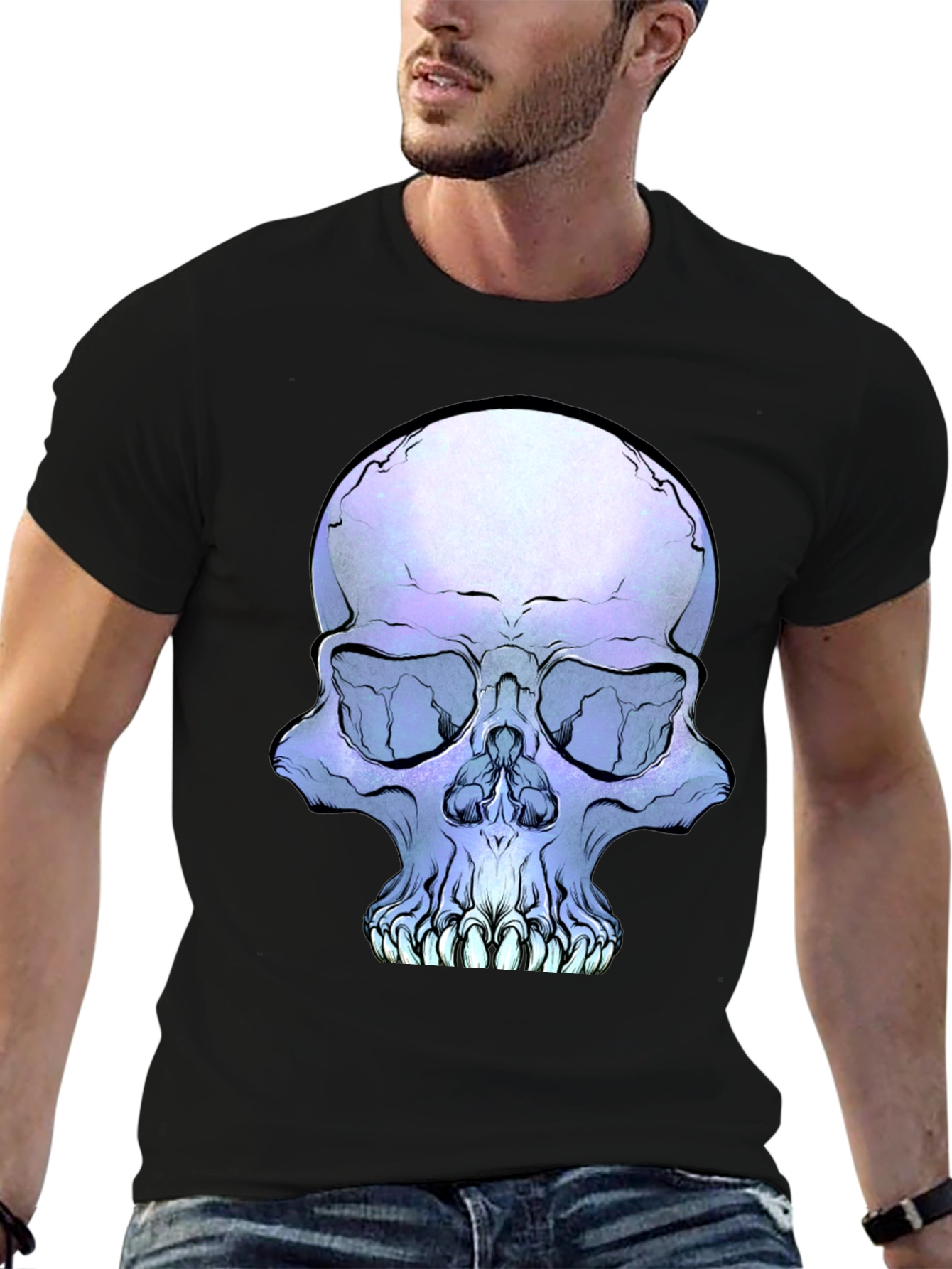 Skull Graphic Tee - Unique Design Bold Style