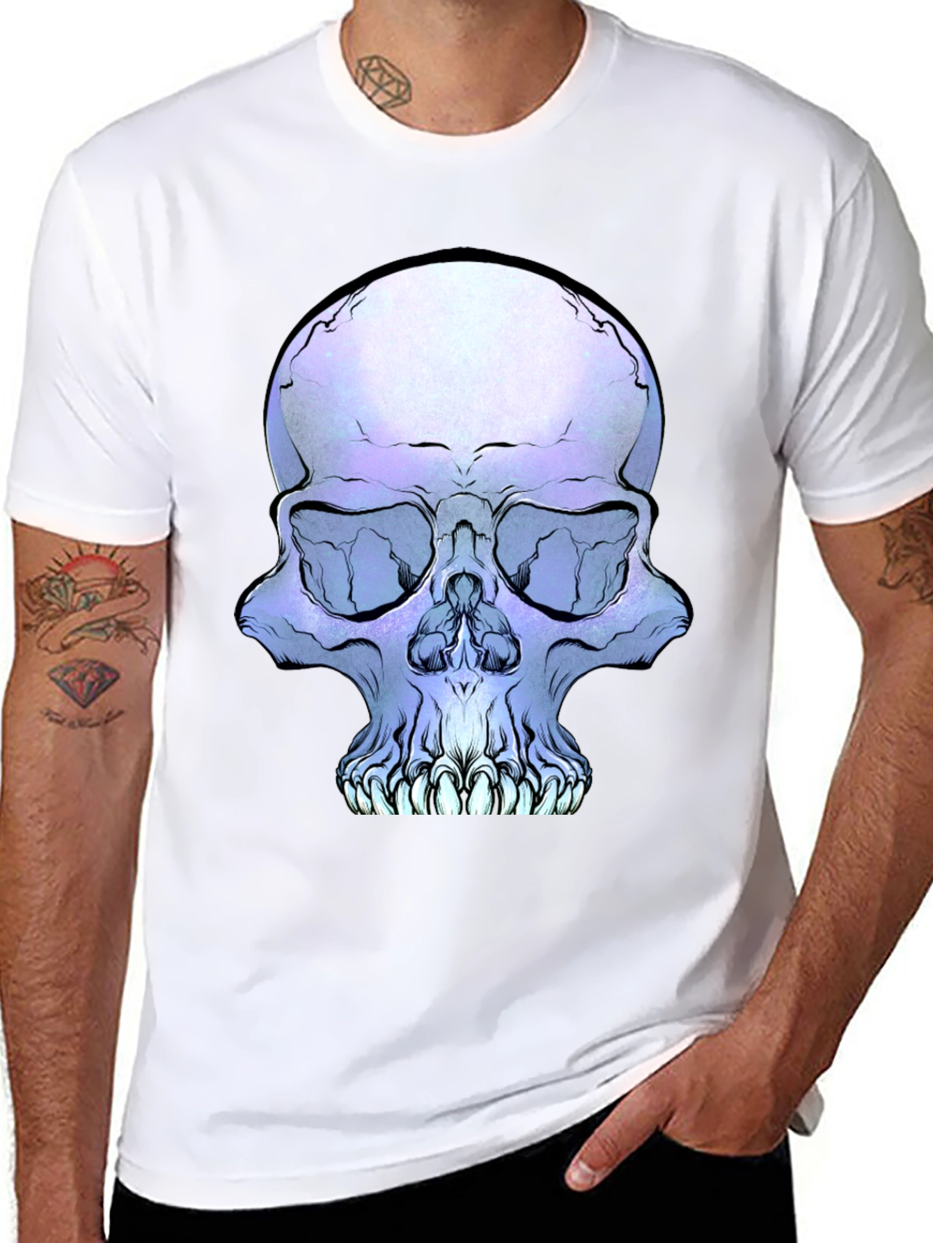 Skull Graphic Tee - Unique Design Bold Style