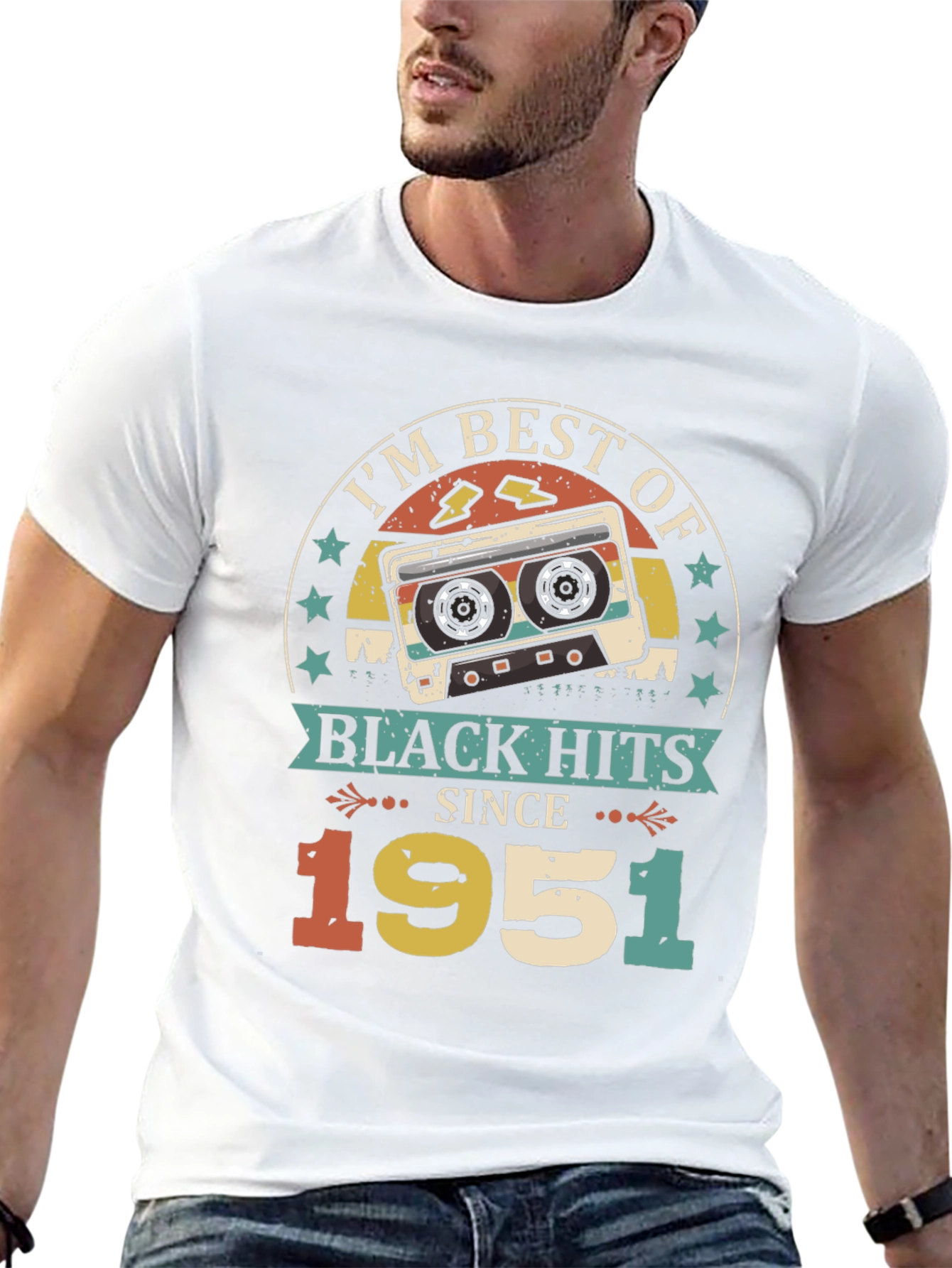 Best of Black Hits Since 1951 Retro Cassette T-Shirt