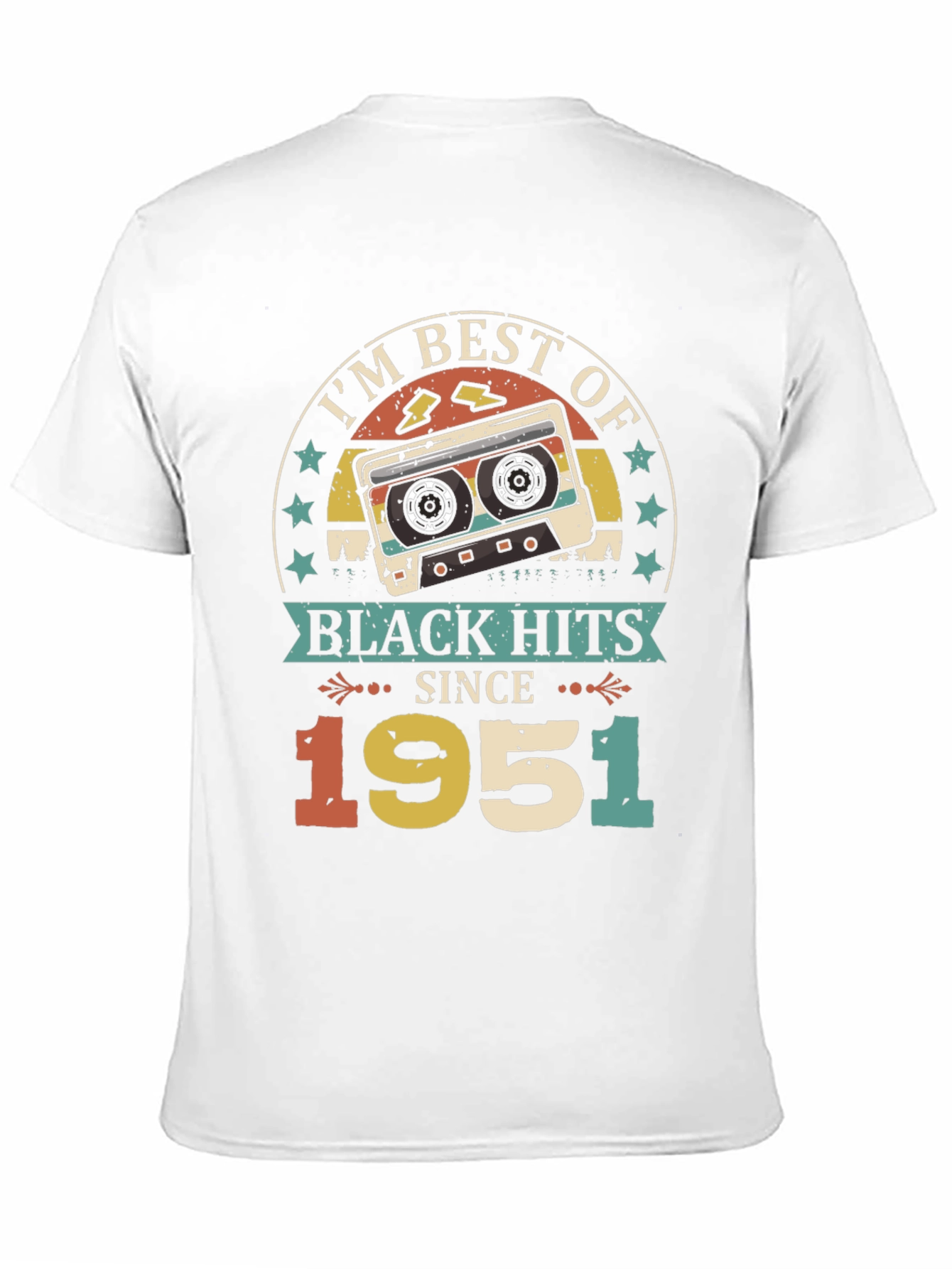 Best of Black Hits Since 1951 Retro Cassette T-Shirt