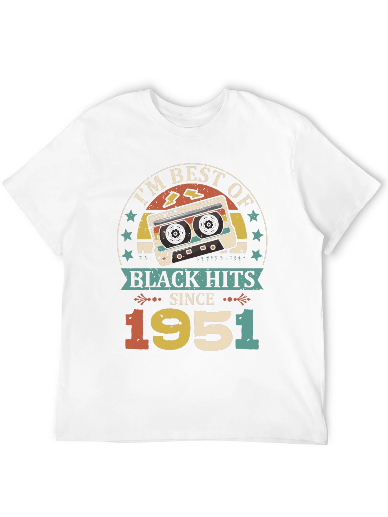 Best of Black Hits Since 1951 Retro Cassette T-Shirt