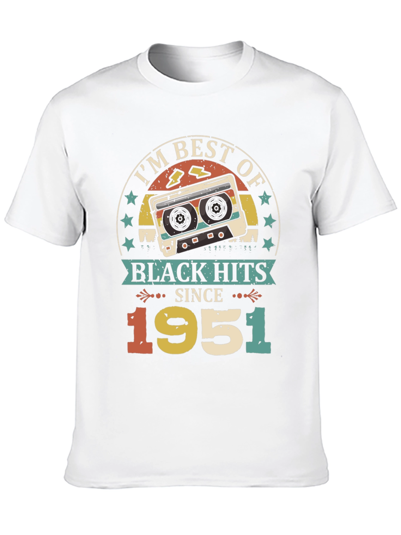 Best of Black Hits Since 1951 Retro Cassette T-Shirt