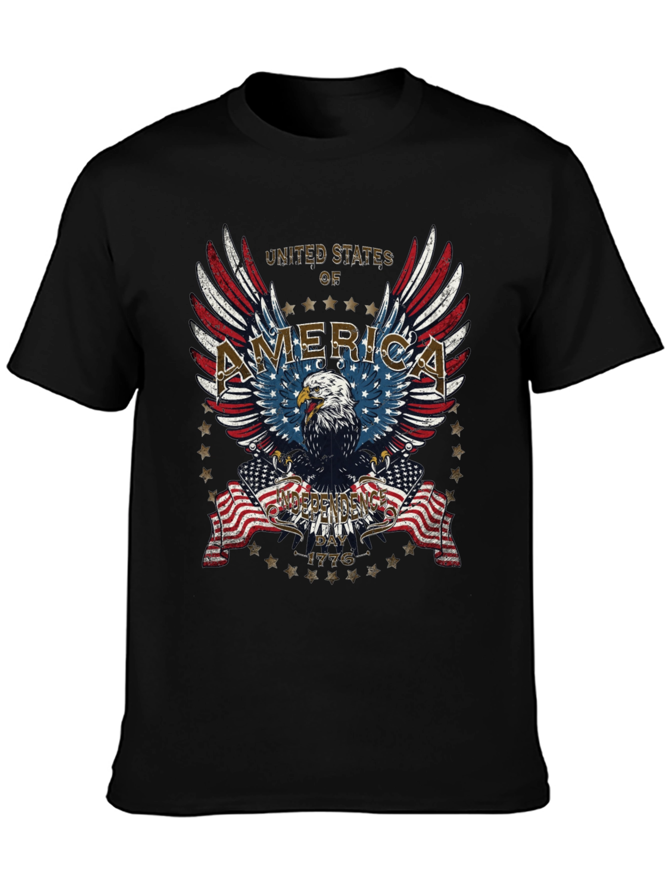 USA Eagle Independence Day T-Shirt