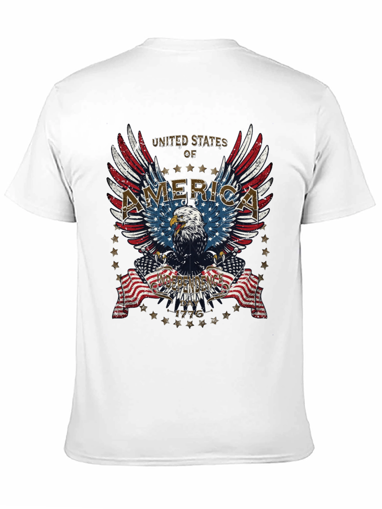 USA Eagle Independence Day T-Shirt