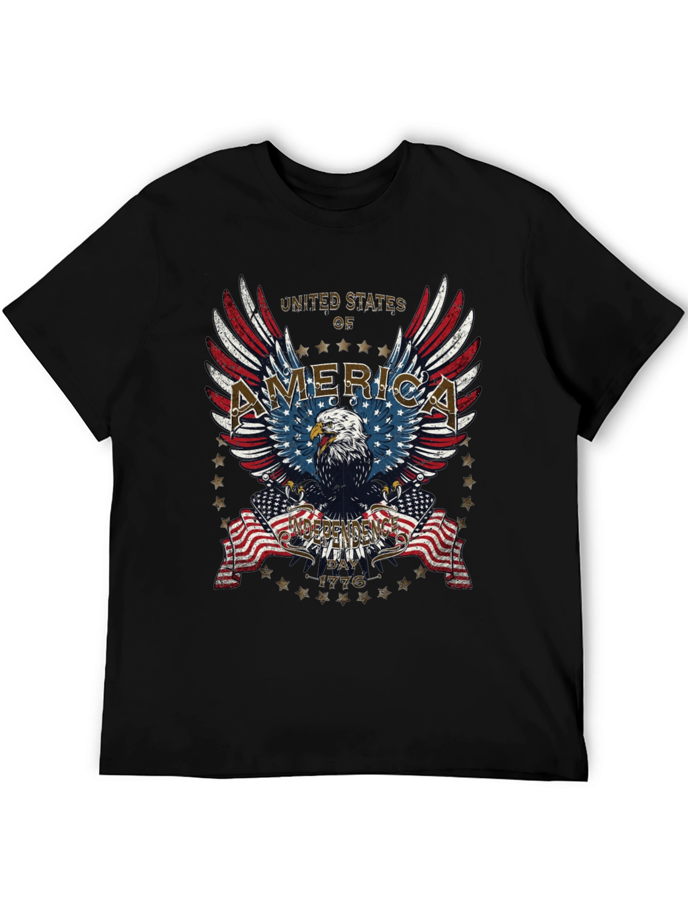 USA Eagle Independence Day T-Shirt