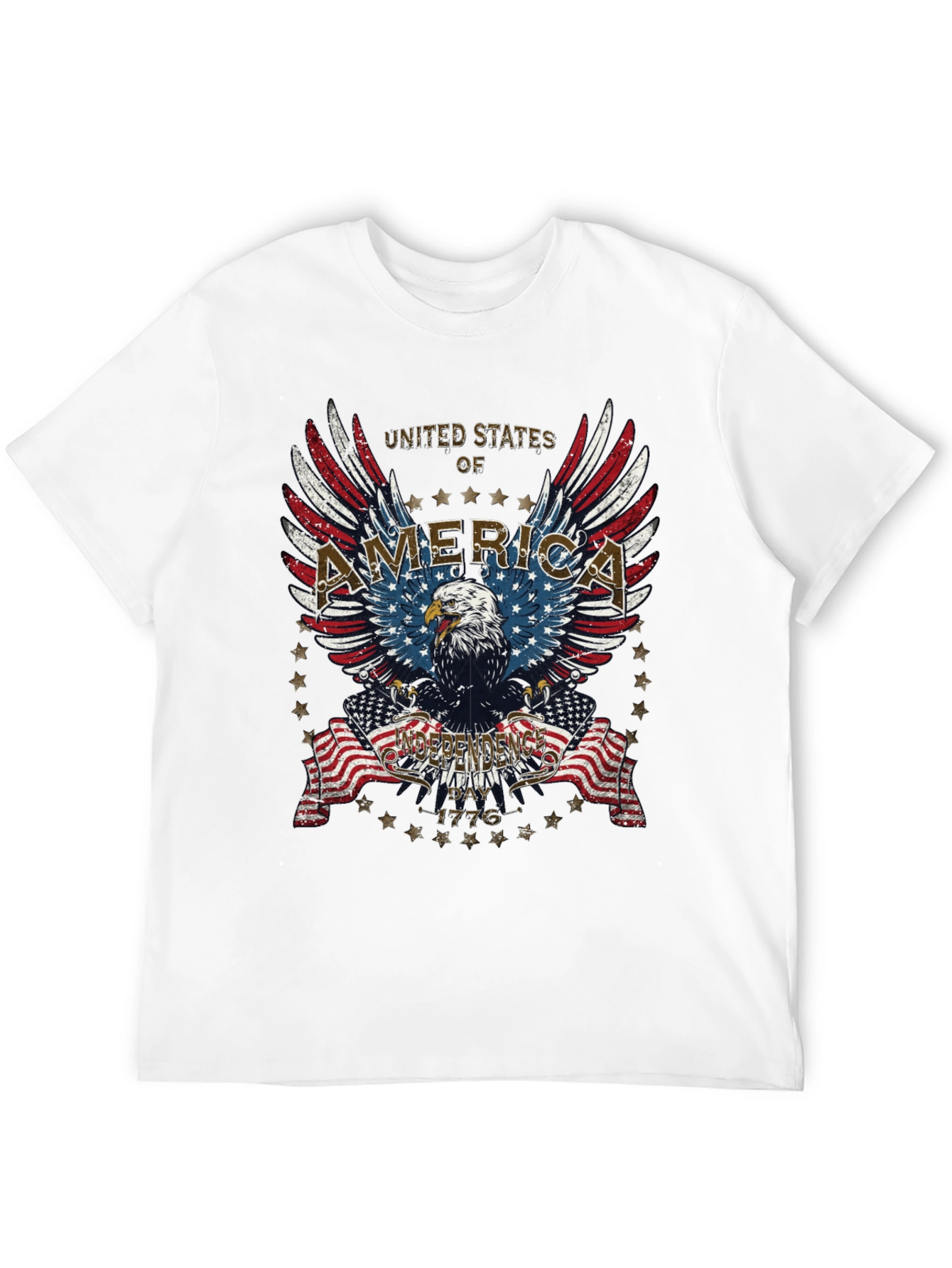 USA Eagle Independence Day T-Shirt