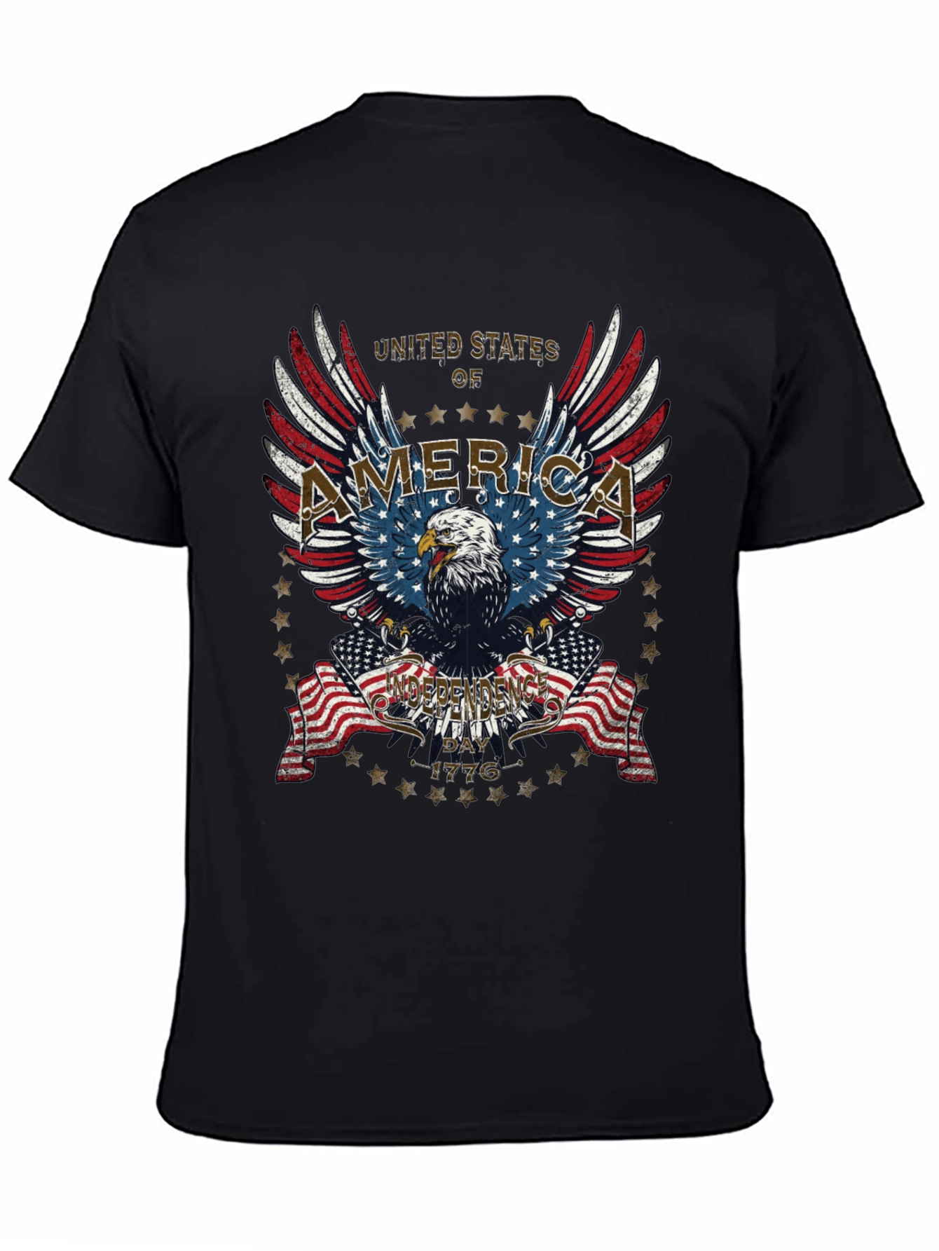 USA Eagle Independence Day T-Shirt