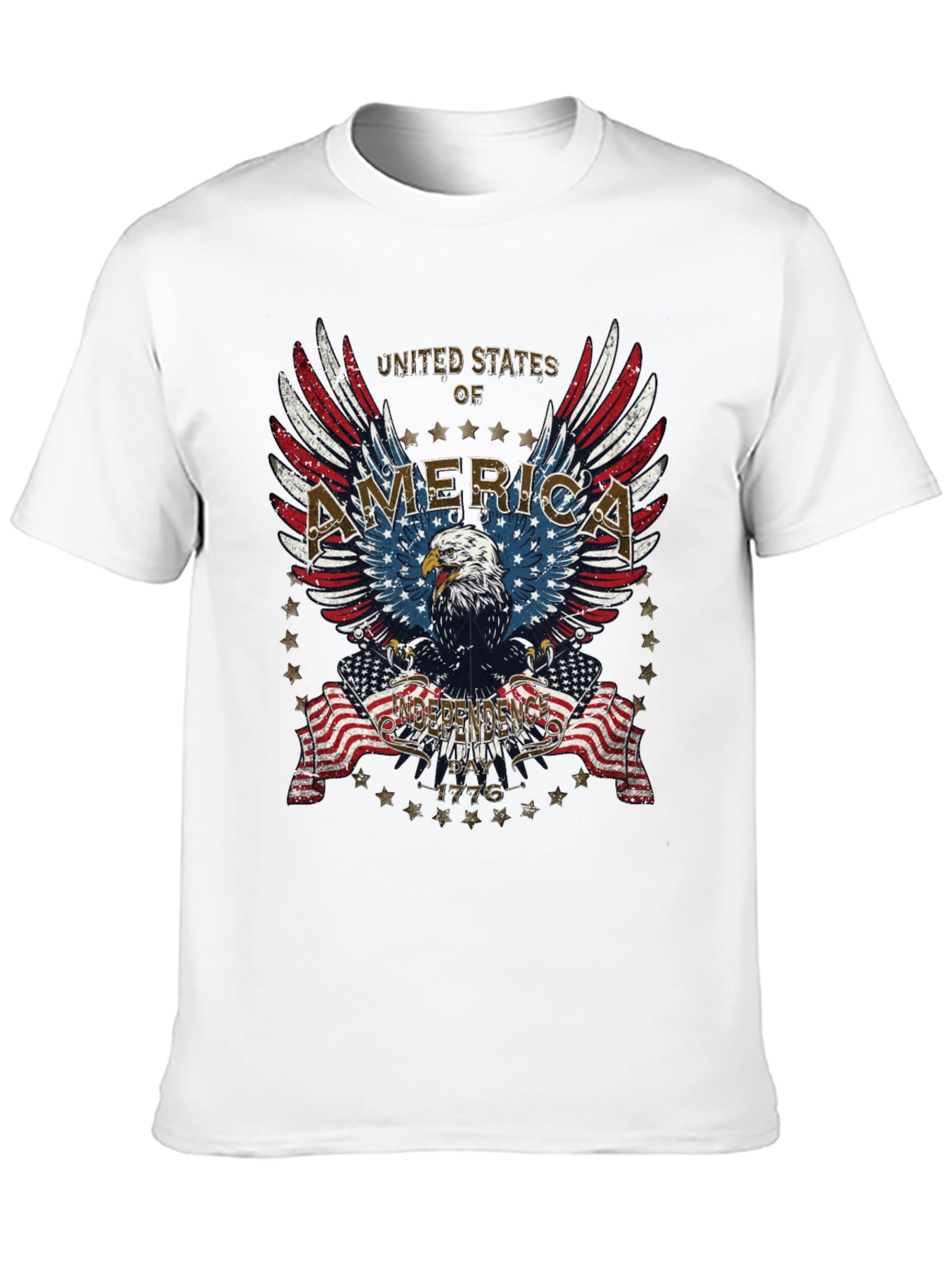USA Eagle Independence Day T-Shirt