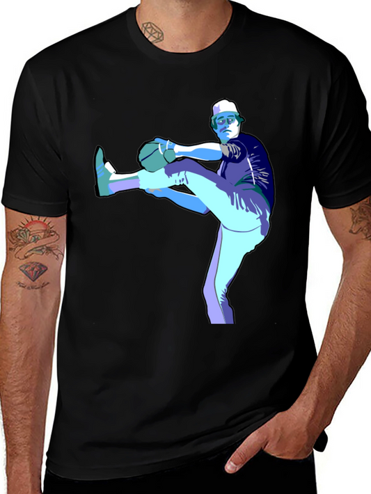 Baseball Pitcher Graphic T-Shirt