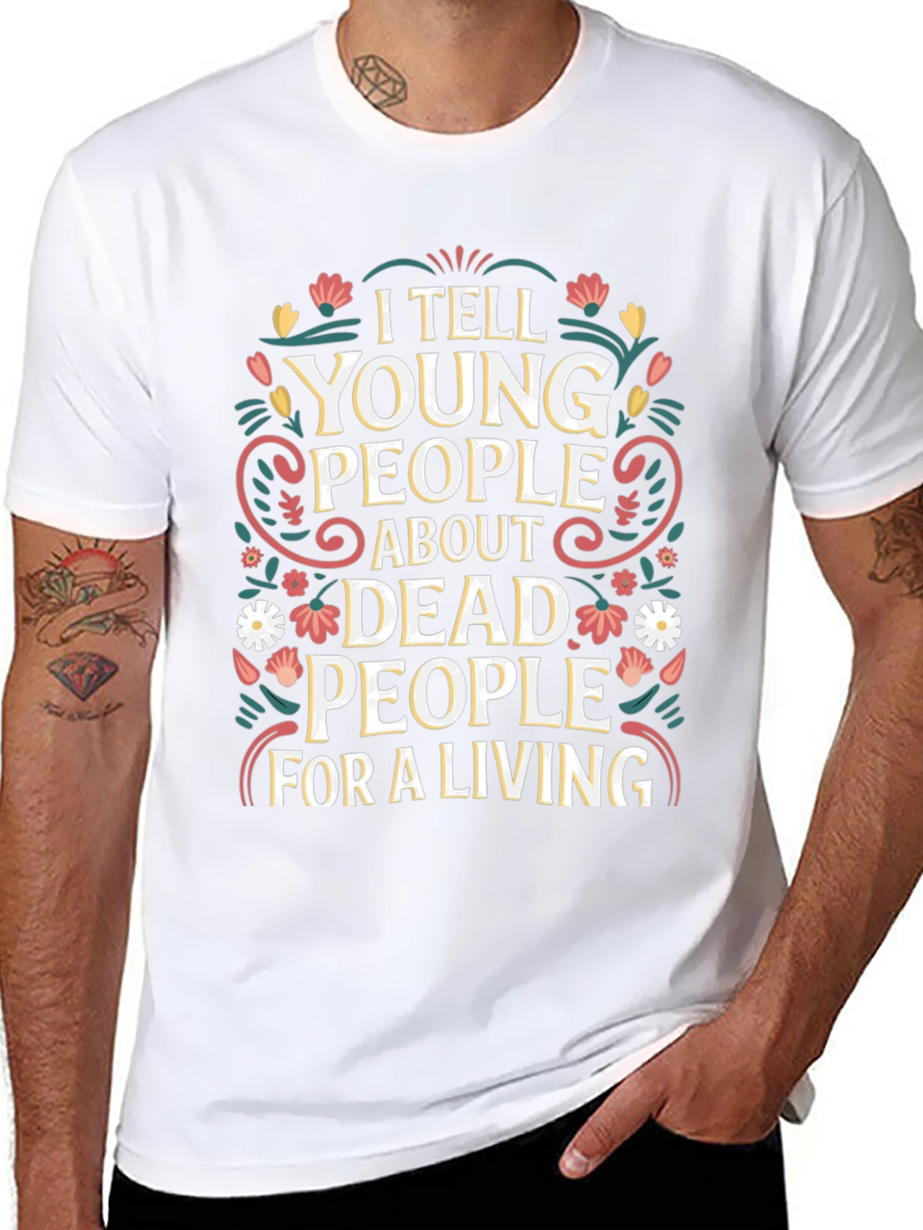 I Tell Young People About Dead People T-Shirt